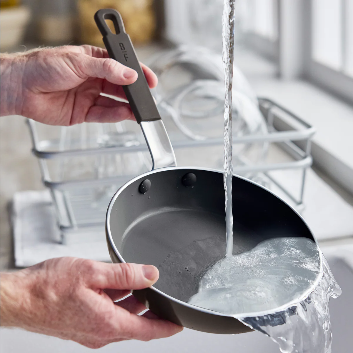 Bobby Flay by GreenPan Professional Ceramic Nonstick 8 Frypan | Black