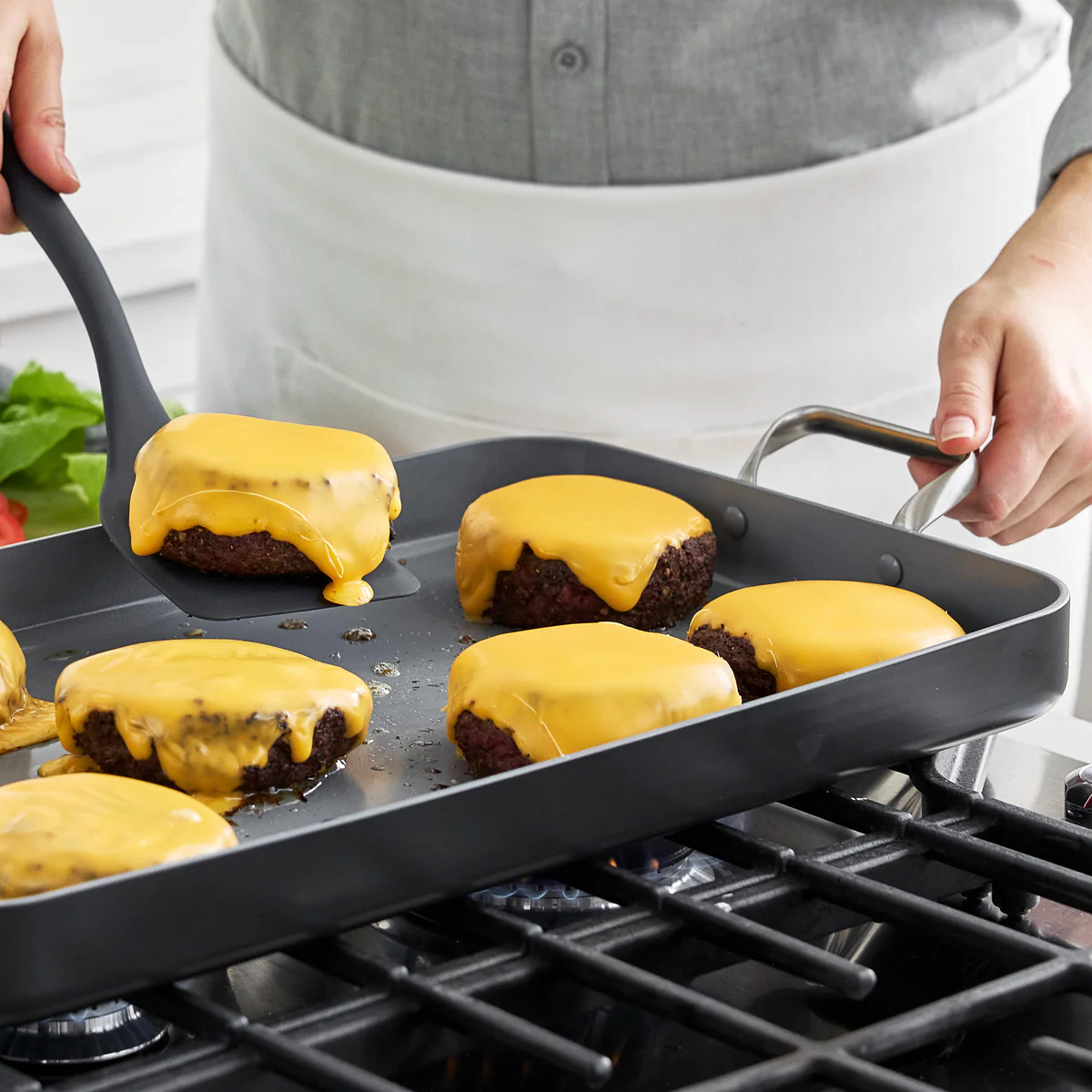 Valencia Pro Ceramic Nonstick 18 x 11 Double Burner Griddle