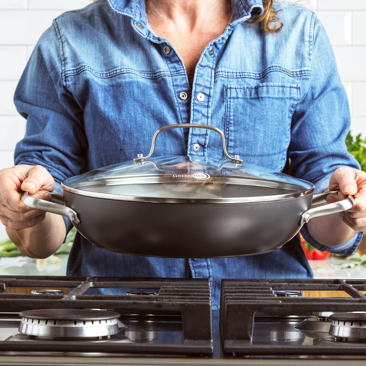 Chatham Ceramic Nonstick 11 Everyday Pan with Lid