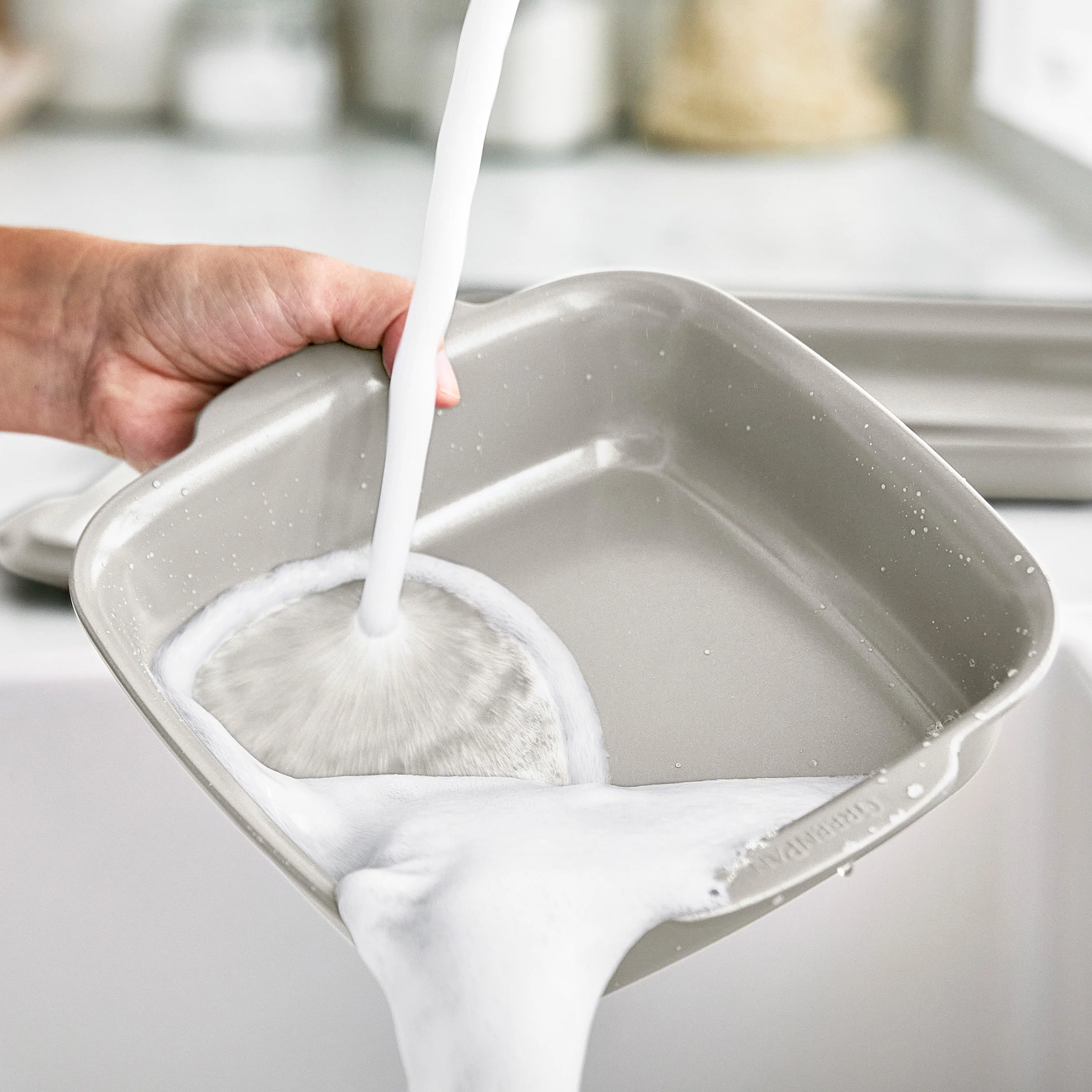 Premiere Ovenware Ceramic Nonstick 8 x 8 Square Baker | Taupe