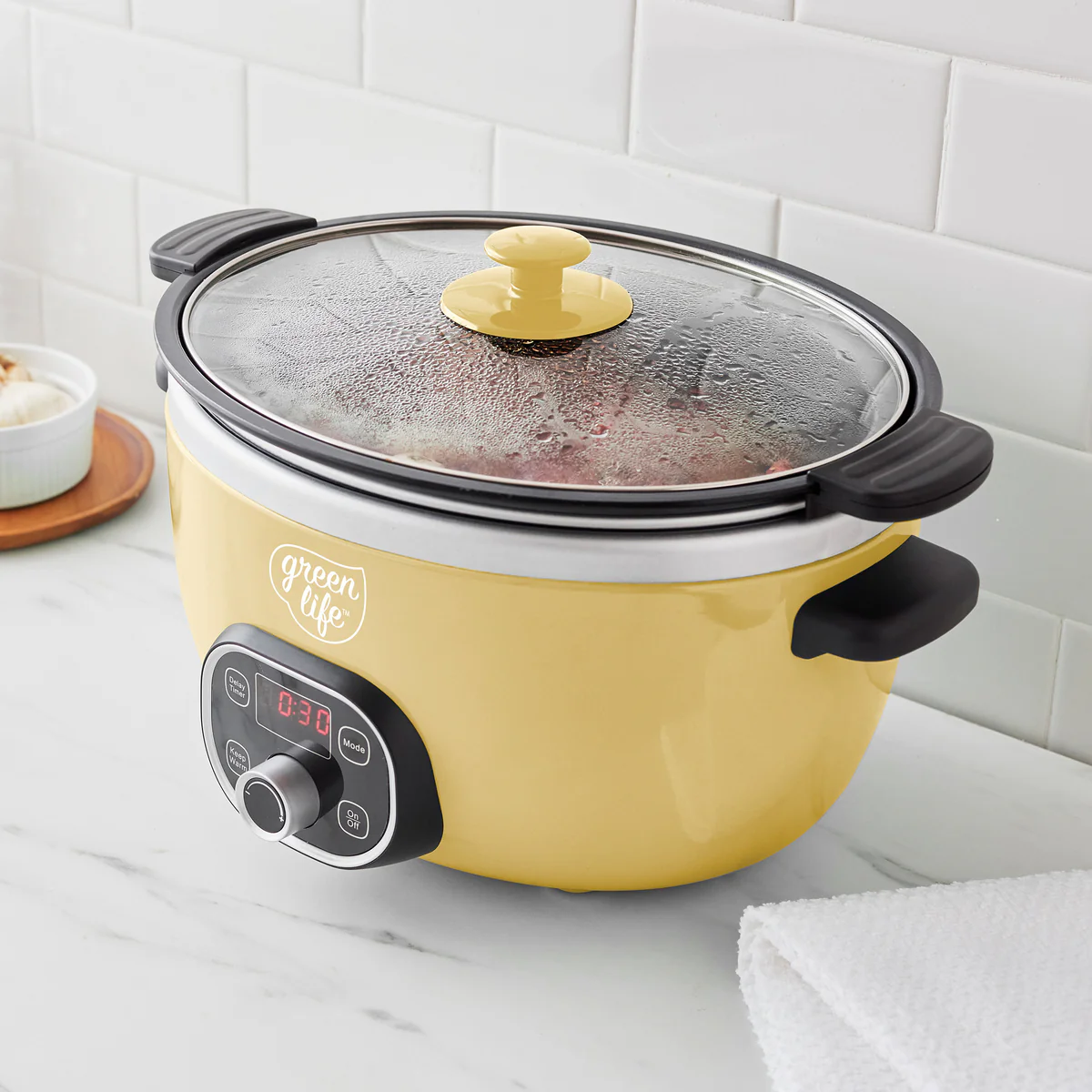 GreenLife Healthy 6-Quart Slow Cooker | Butter
