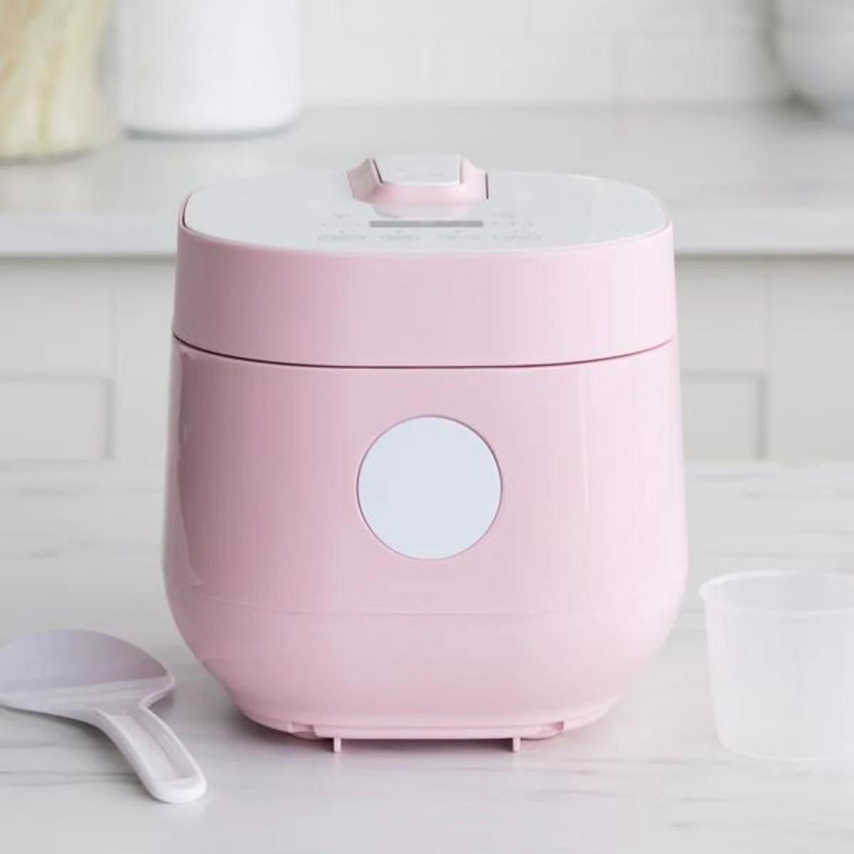 GreenLife 4-Cup Rice & Grains Cooker | Pink