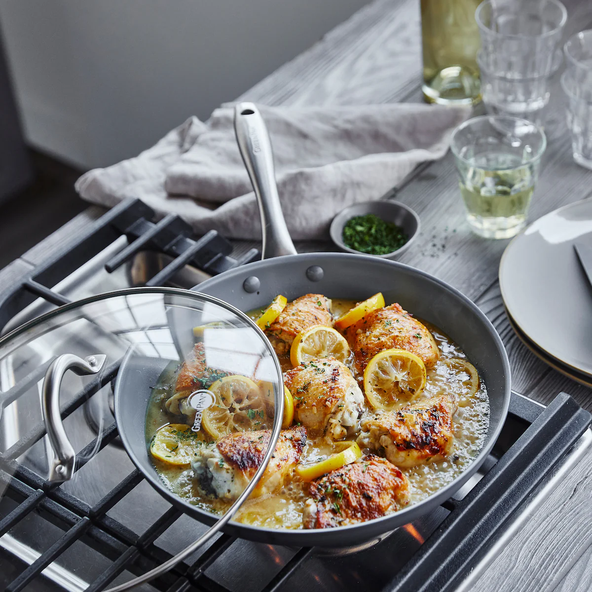 Lima Ceramic Nonstick 18-Piece Cookware Set