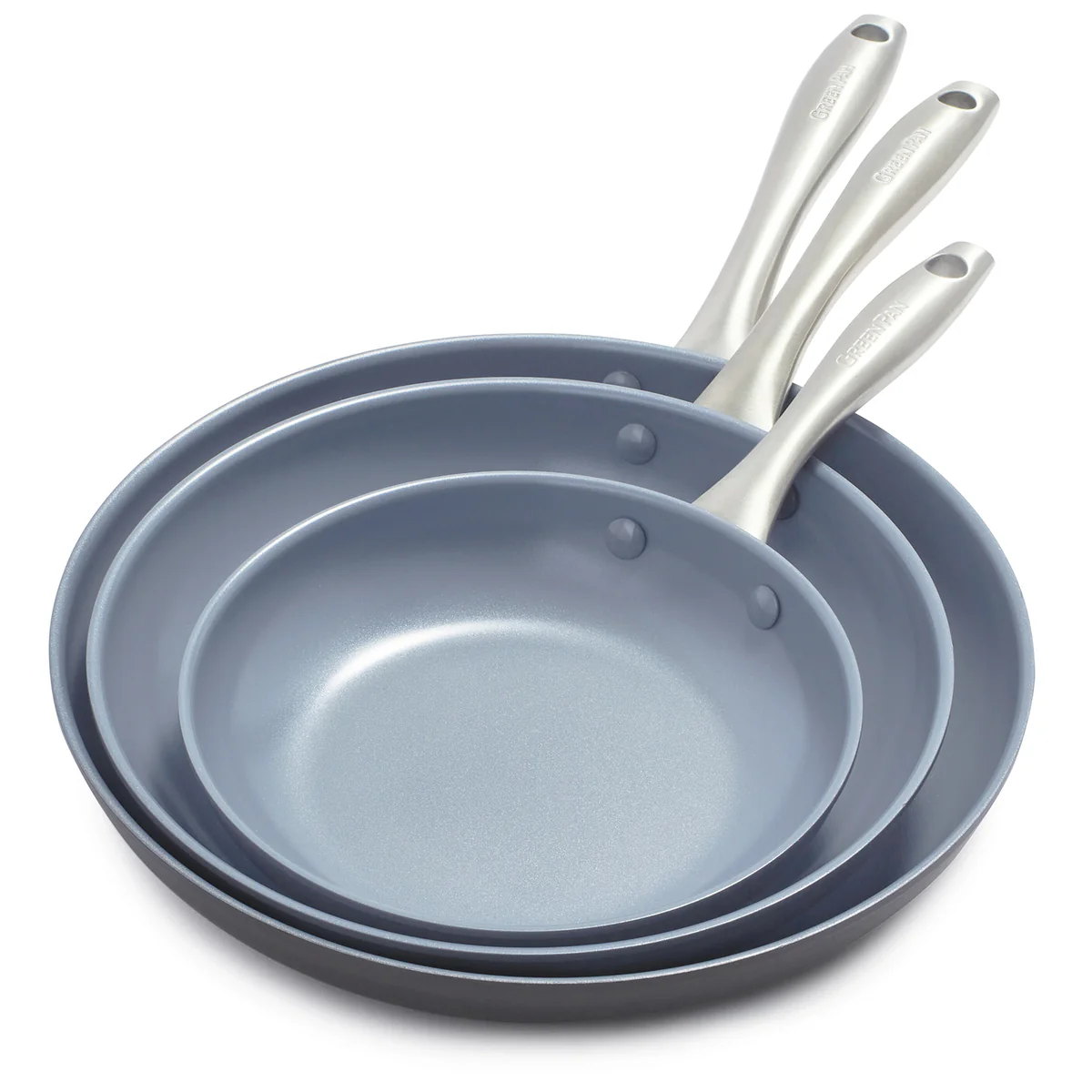 Lima Ceramic Nonstick 8, 10 and 12 Frypan Set