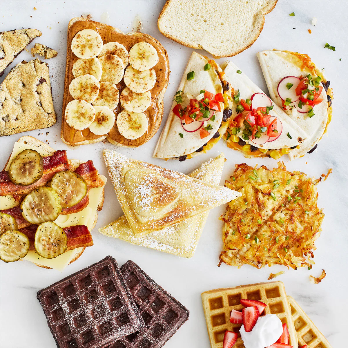 GreenLife Waffle and Sandwich Maker | Pink