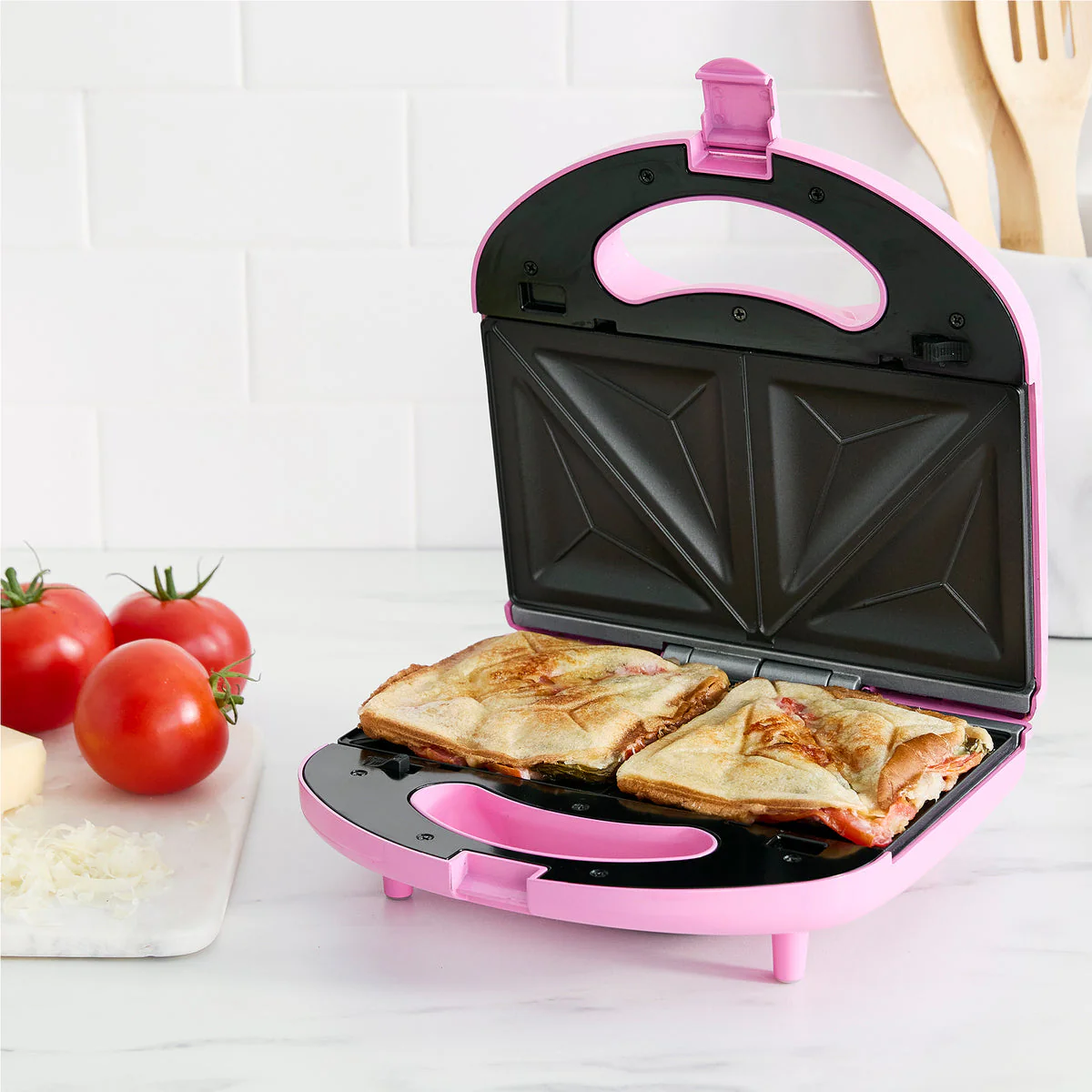 GreenLife Waffle and Sandwich Maker | Pink