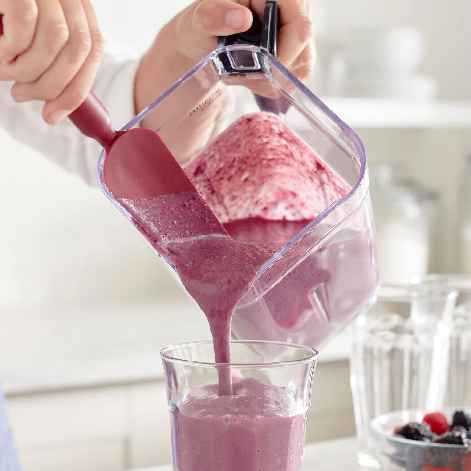 GreenLife Easy Reach Silicone Spatula, 2-Piece Set | Red