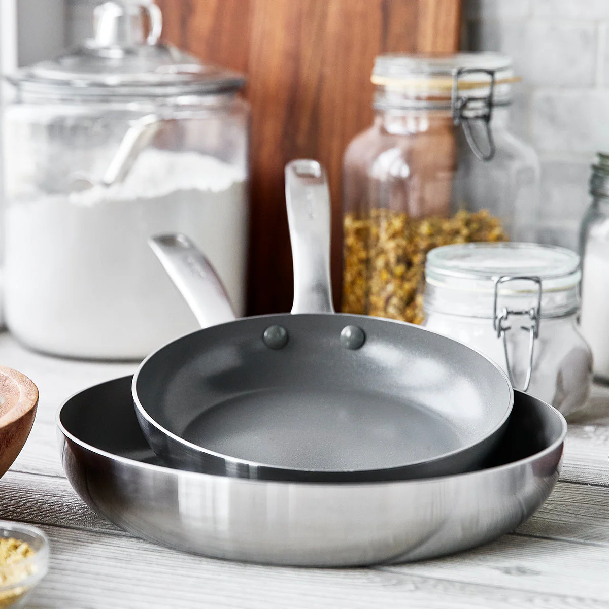 Chatham Stainless 8, 9.5 and 11 Frypan Set