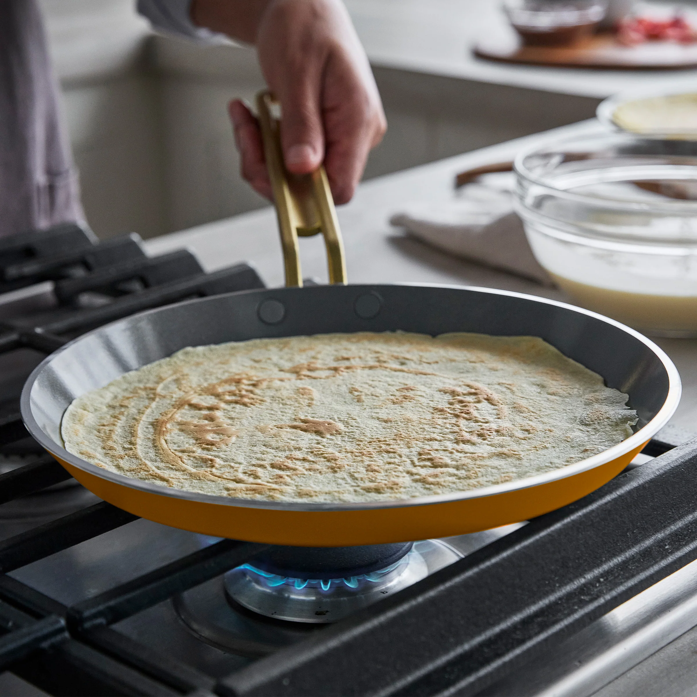 Stanley Tucci™ Ceramic Nonstick 10 Crepe and Omelette Pan | Roma Gold