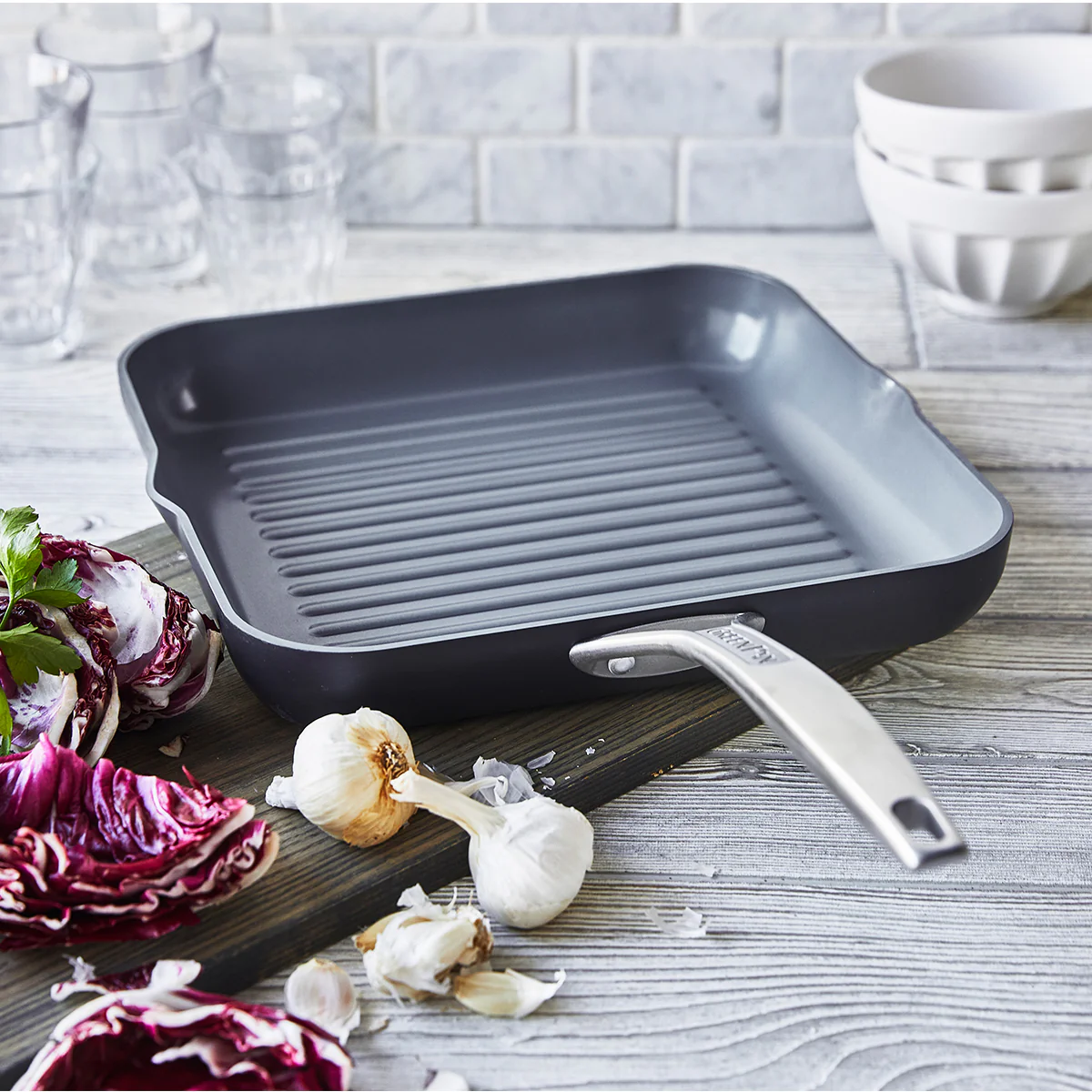 Paris Pro Ceramic Nonstick 11 Square Grill Pan