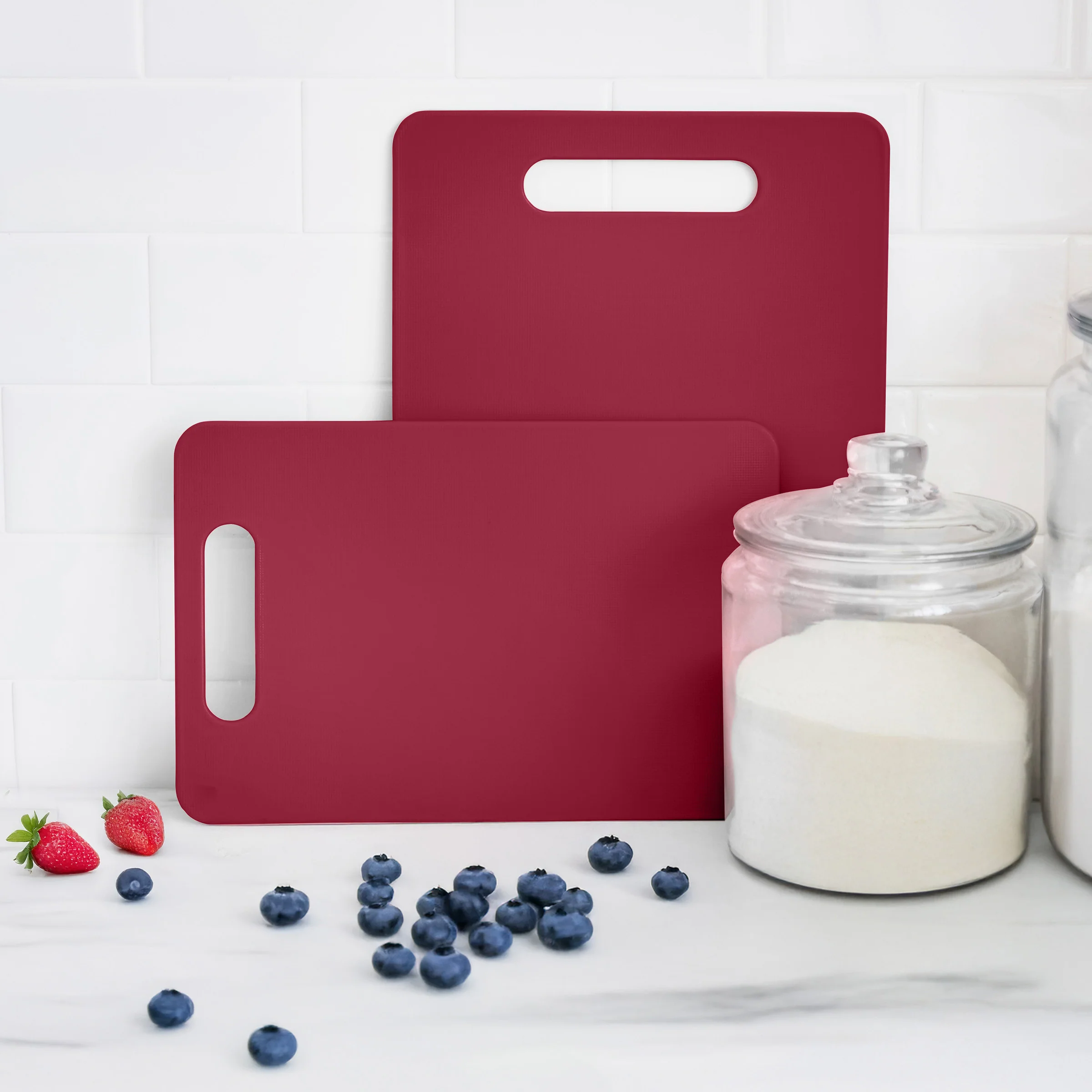 GreenLife Cutting Board Set | Red