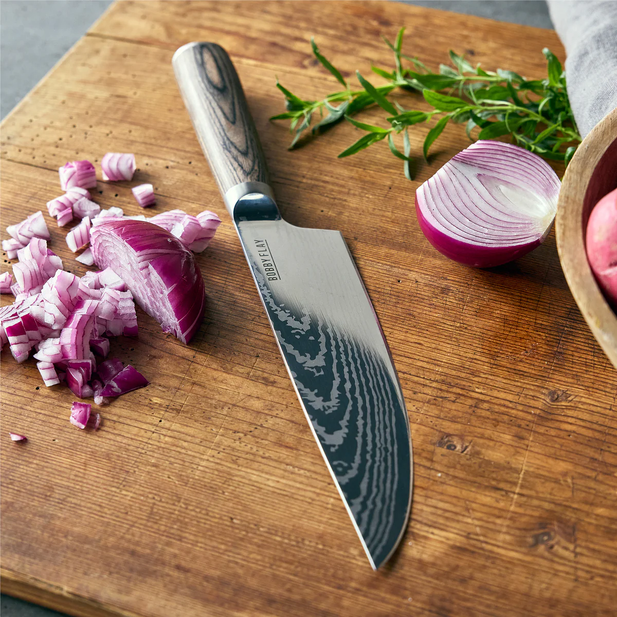 Bobby Flay by GreenPan Stainless Steel 8 Chef's Knife with Sheath