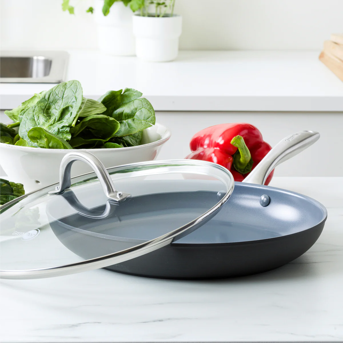 Lima Ceramic Nonstick 12 Frypan with Lid