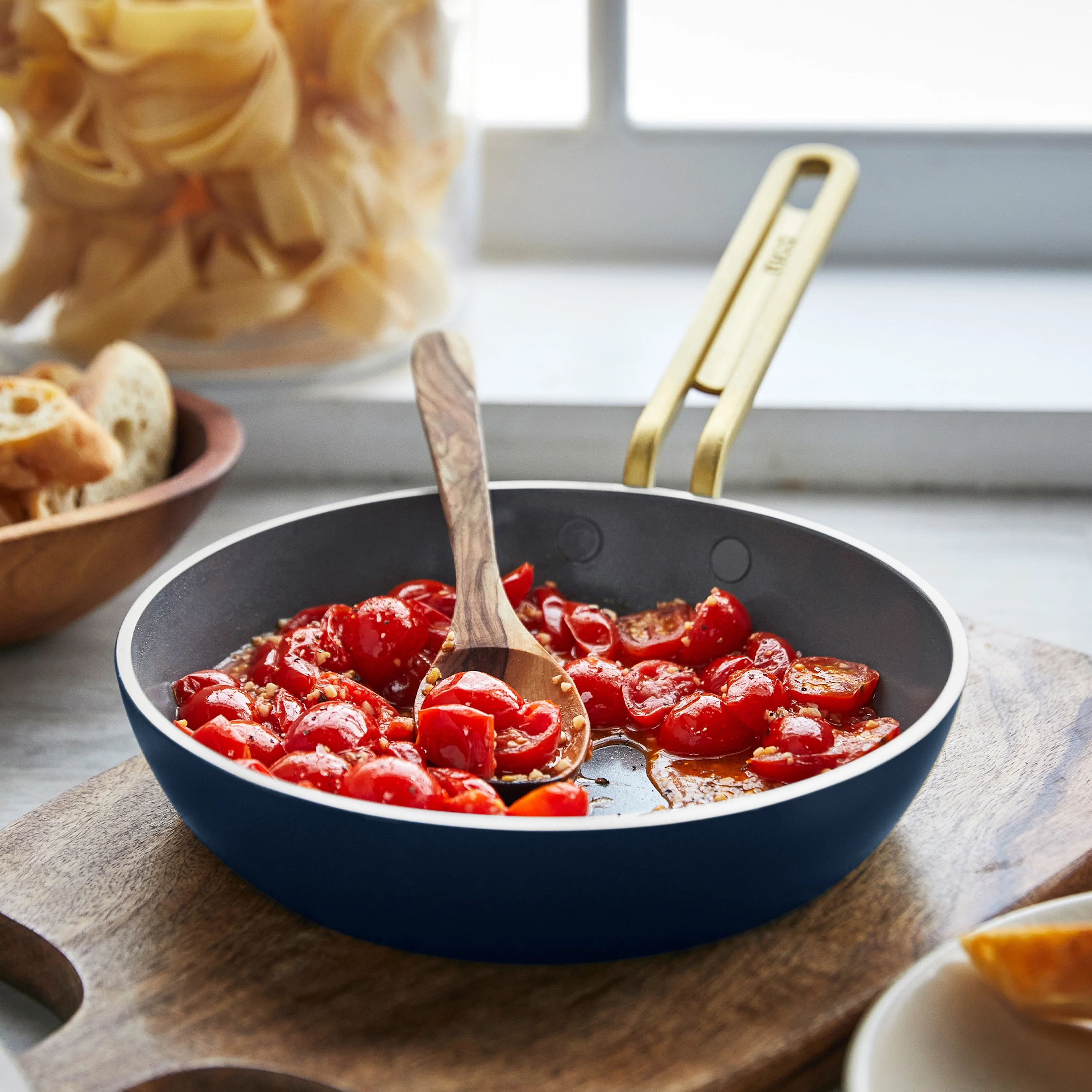 Stanley Tucci™ Ceramic Nonstick 3-Piece Mini Set | Marino Blue
