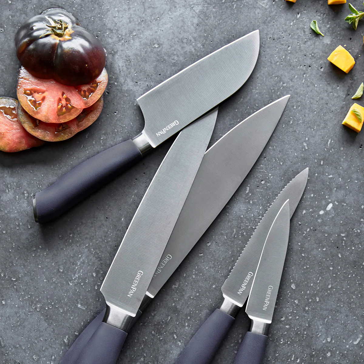 Titanium Cutlery 5 Serrated Utility Knife | Gray