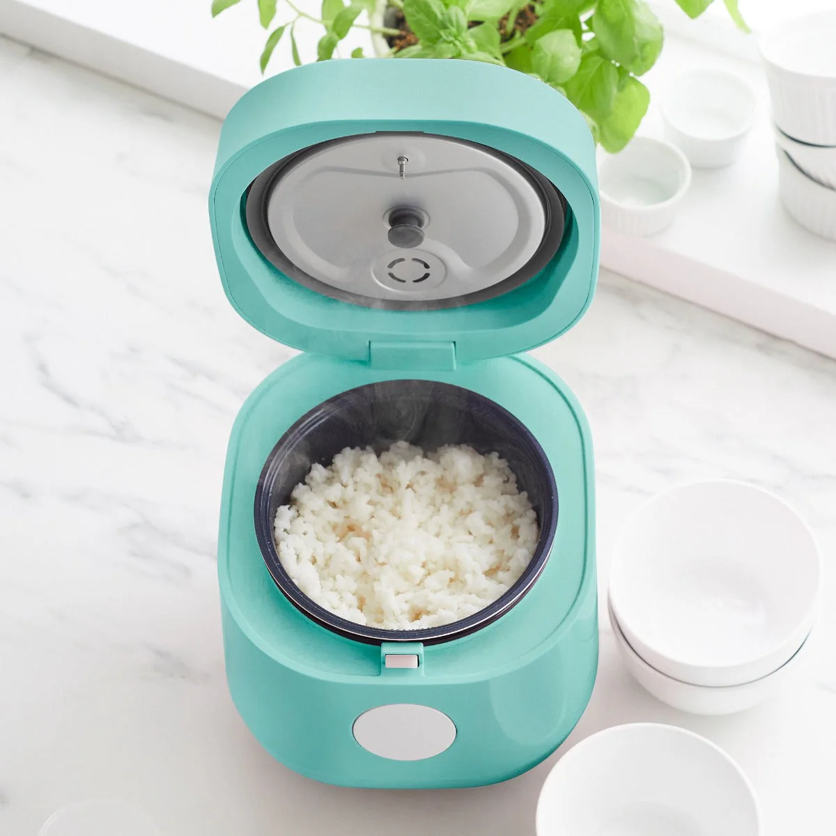 GreenLife 4-Cup Rice & Grains Cooker | Turquoise