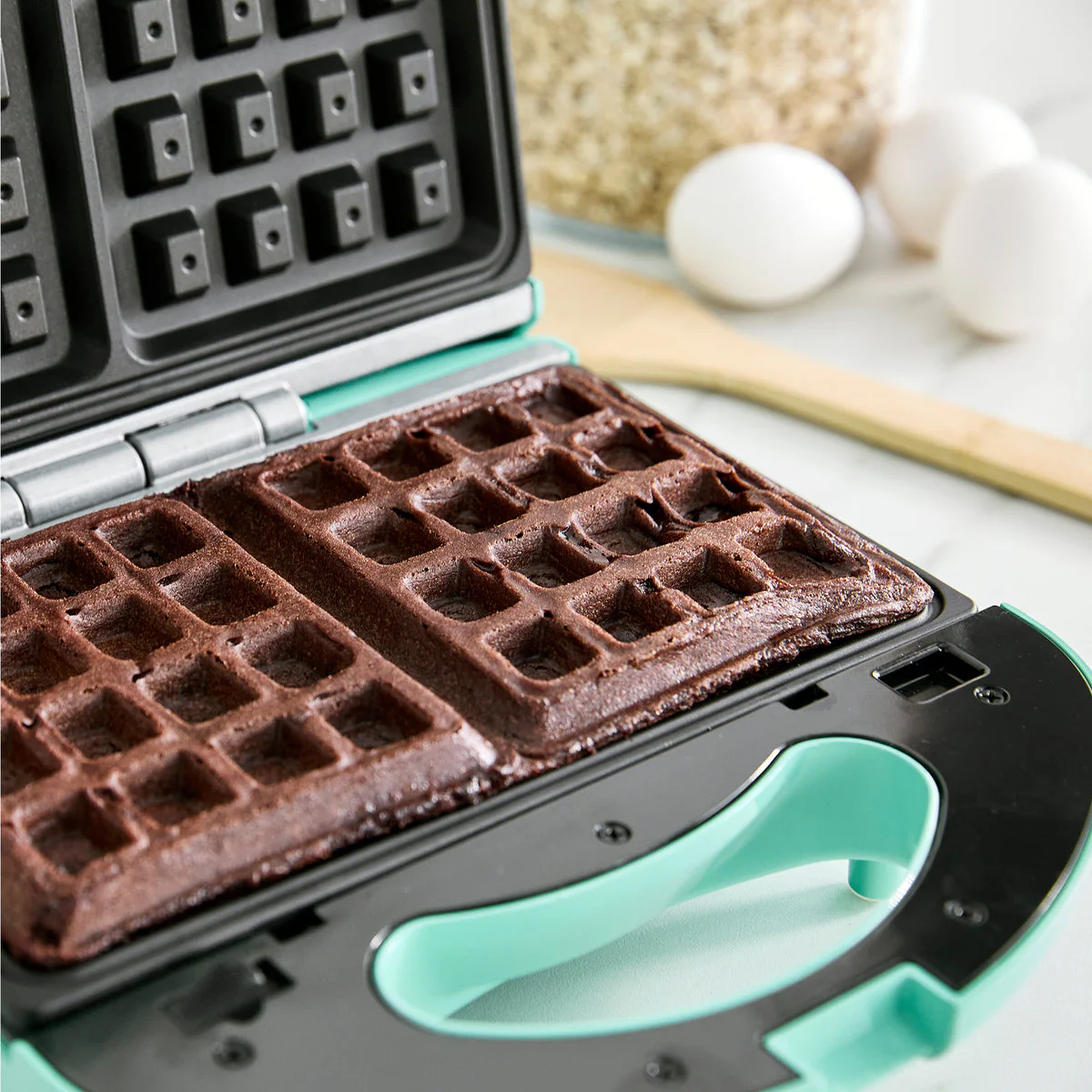 GreenLife Waffle and Sandwich Maker | Turquoise