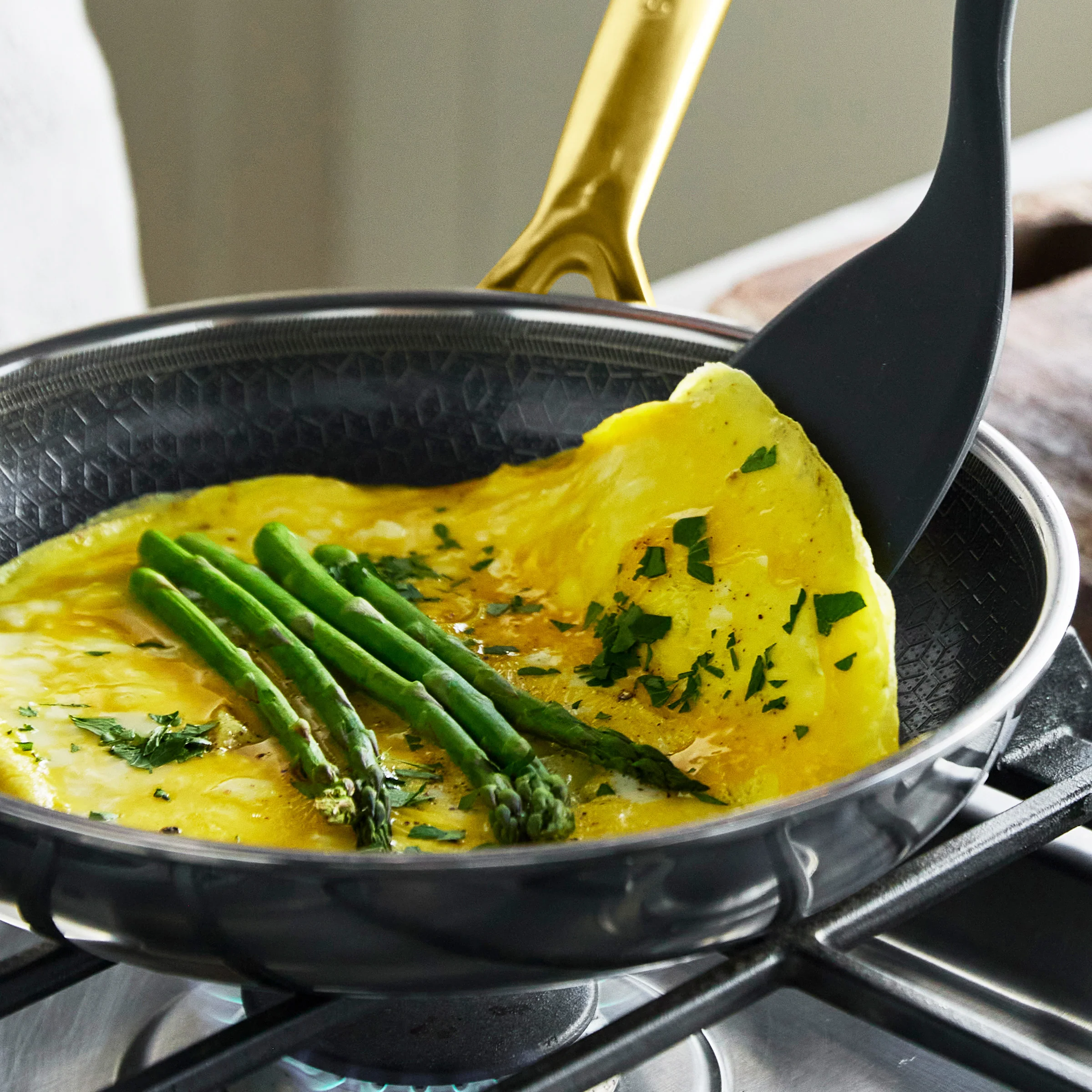 Spectra Gold Thermobond Hybrid Ceramic Nonstick 8, 10 and 12 Frypan Set