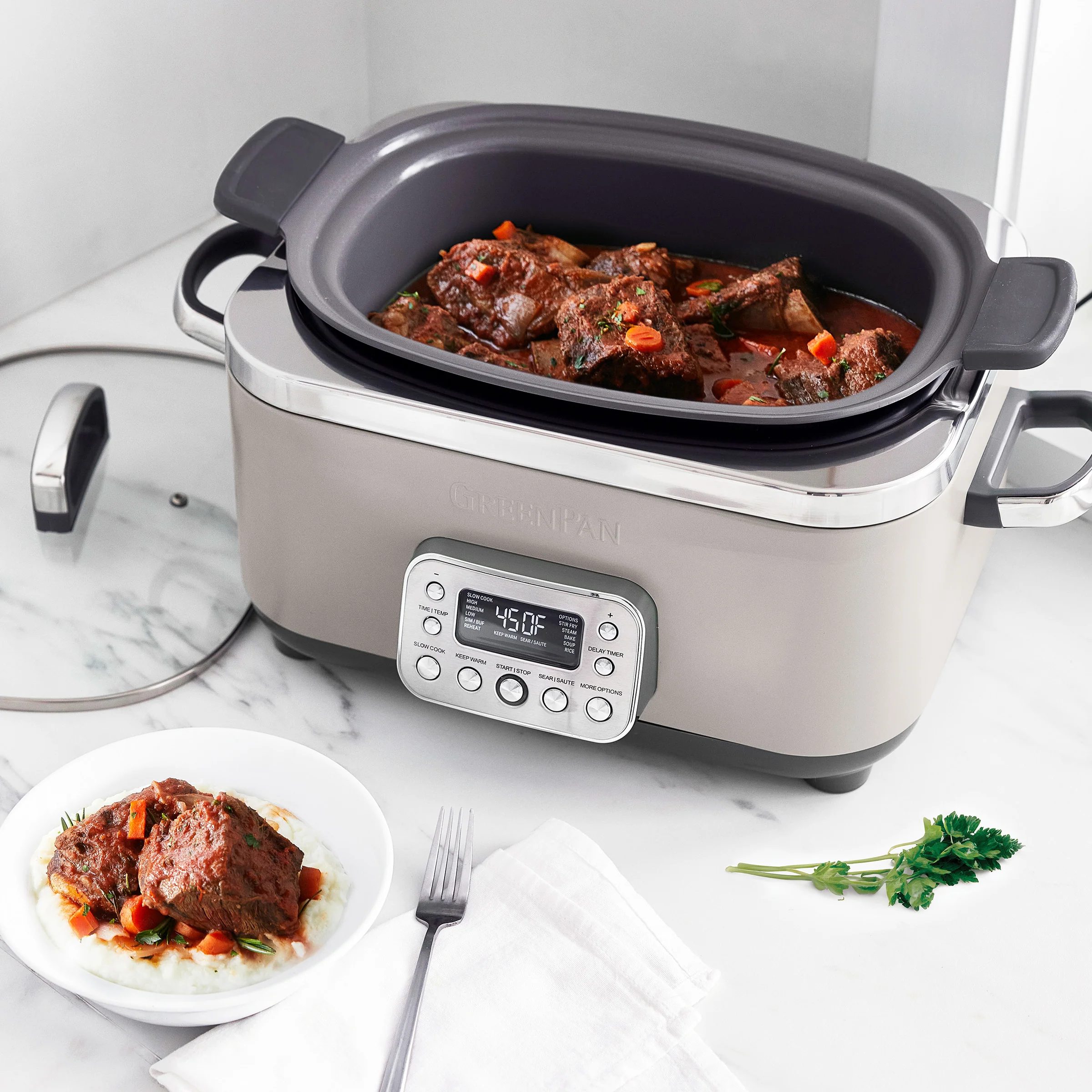 Elite 14-in-1 6-Quart Slow Cooker | Clay