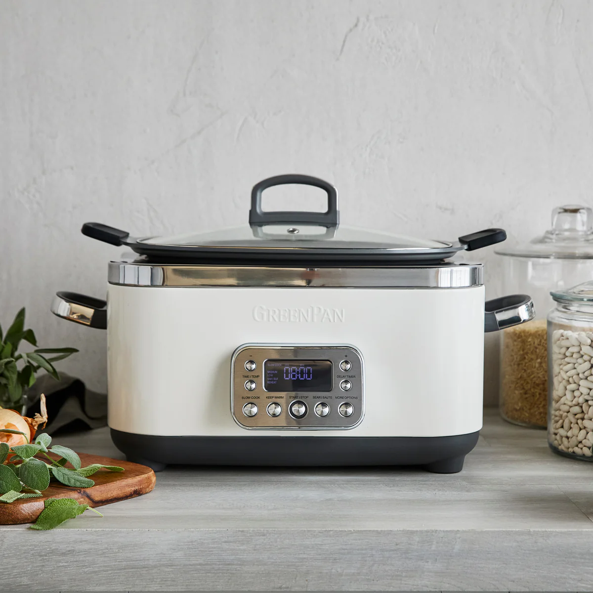 Elite 14-in-1 6-Quart Slow Cooker | Cloud Cream