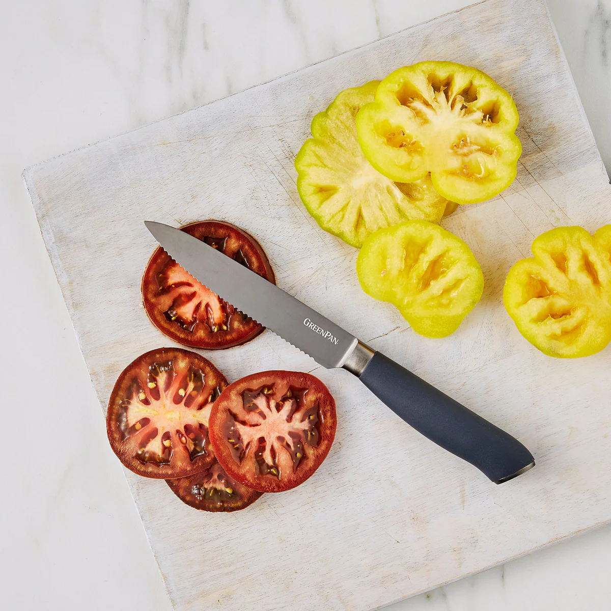 Titanium Cutlery 5 Serrated Utility Knife | Gray