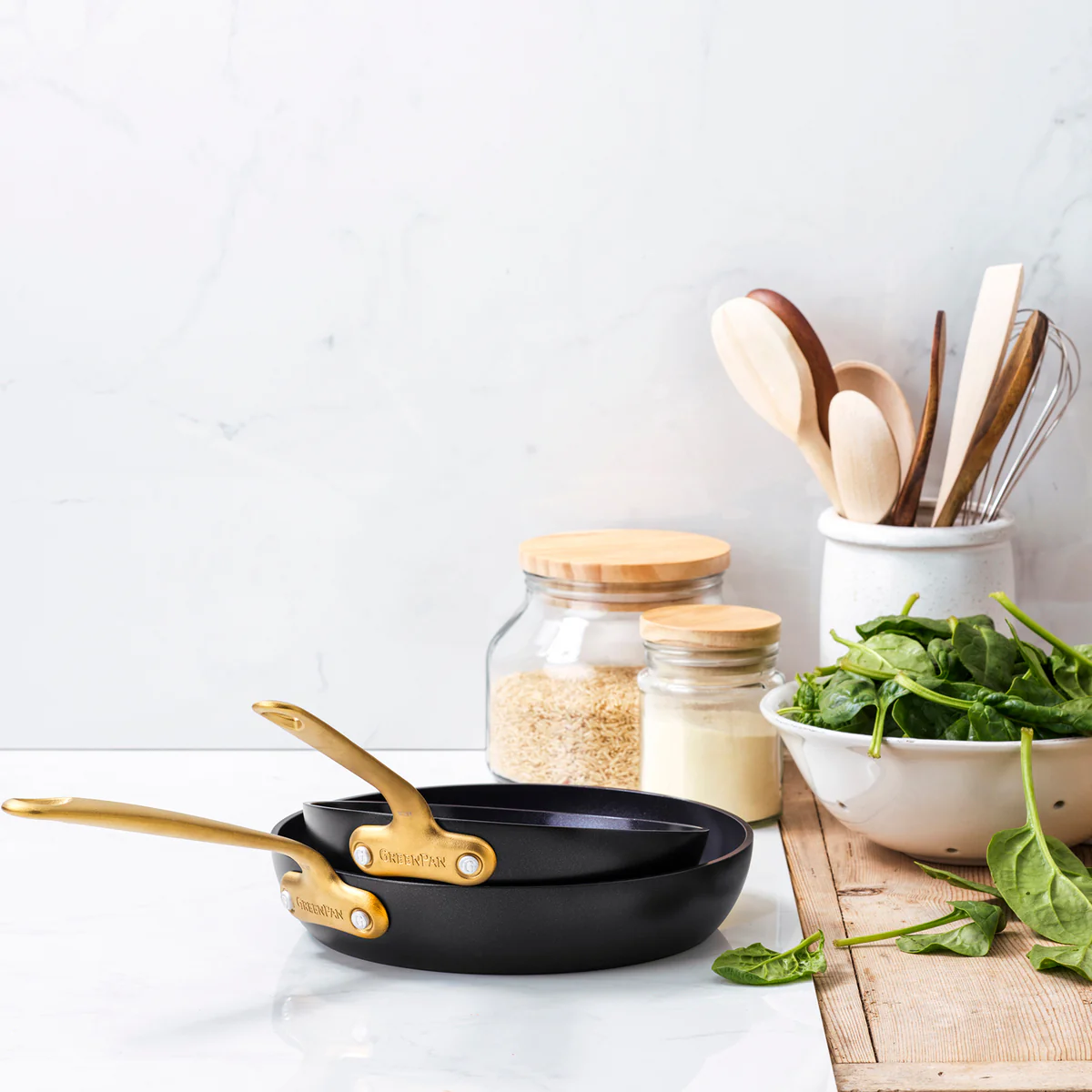 Craft Ceramic Nonstick 8, 9.5 and 11 Frypan Set | Black