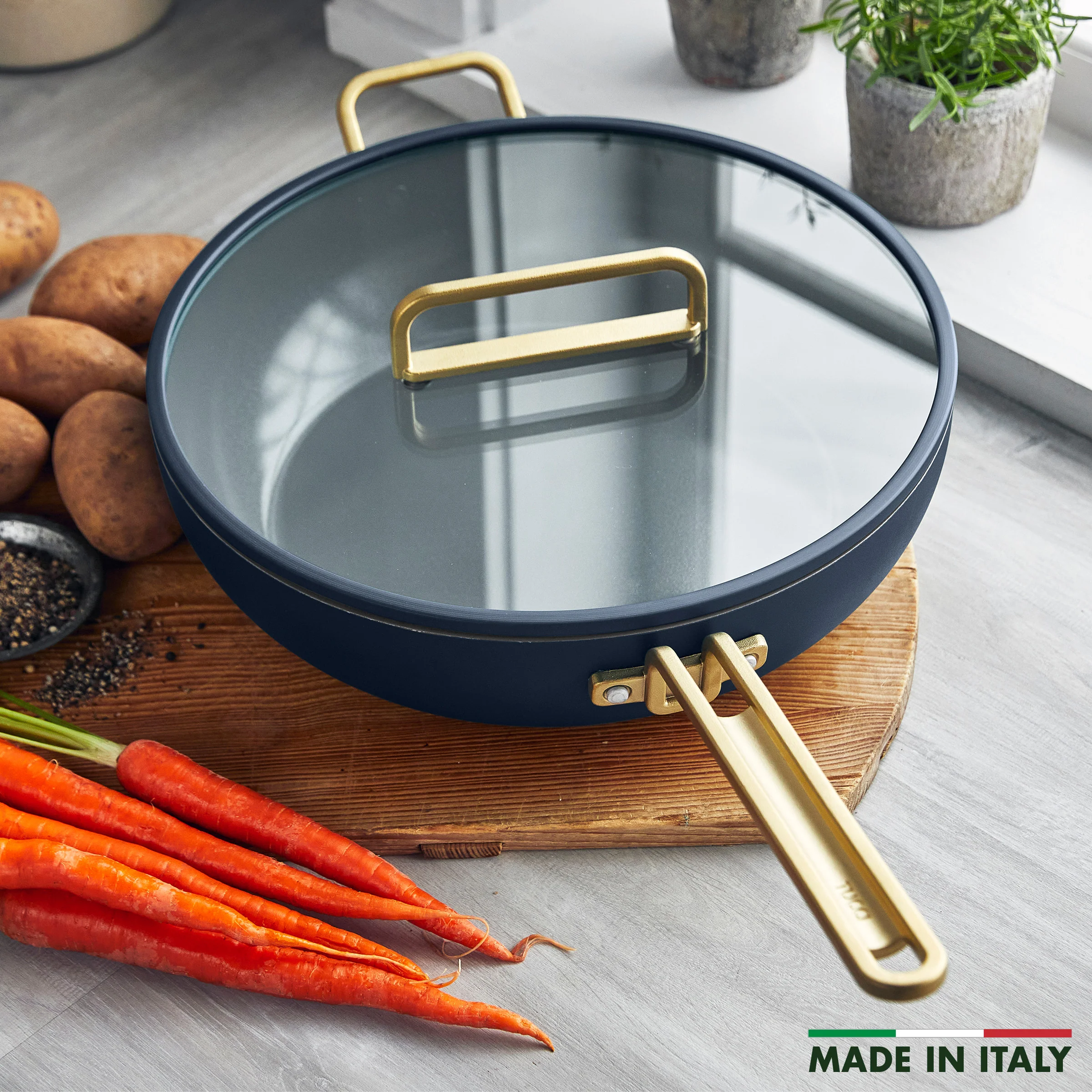 Stanley Tucci™ Ceramic Nonstick 6.5-Quart Essential Stanley Pan | Marino Blue