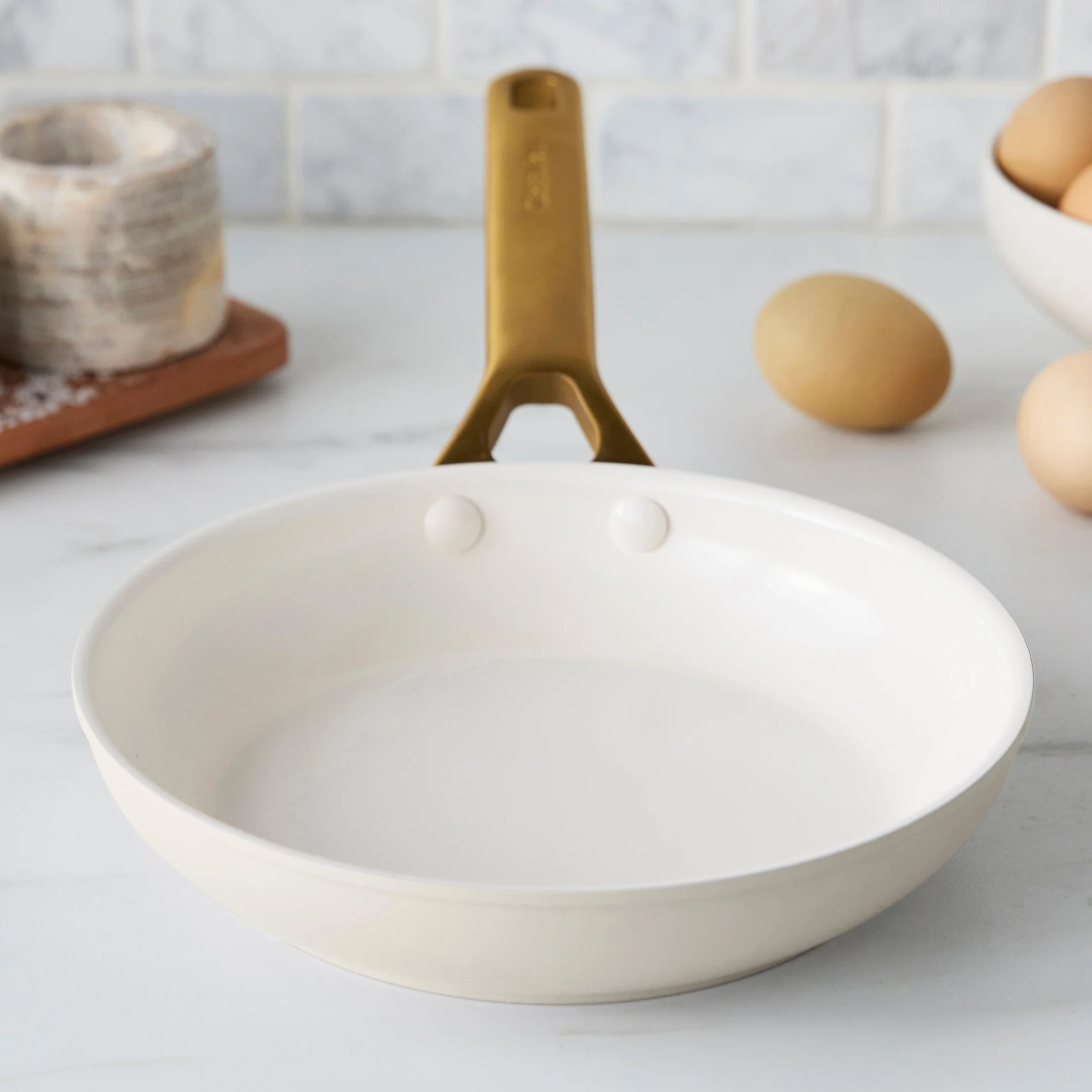 Reserve Pro Ceramic Nonstick 8 Frypan | Cream