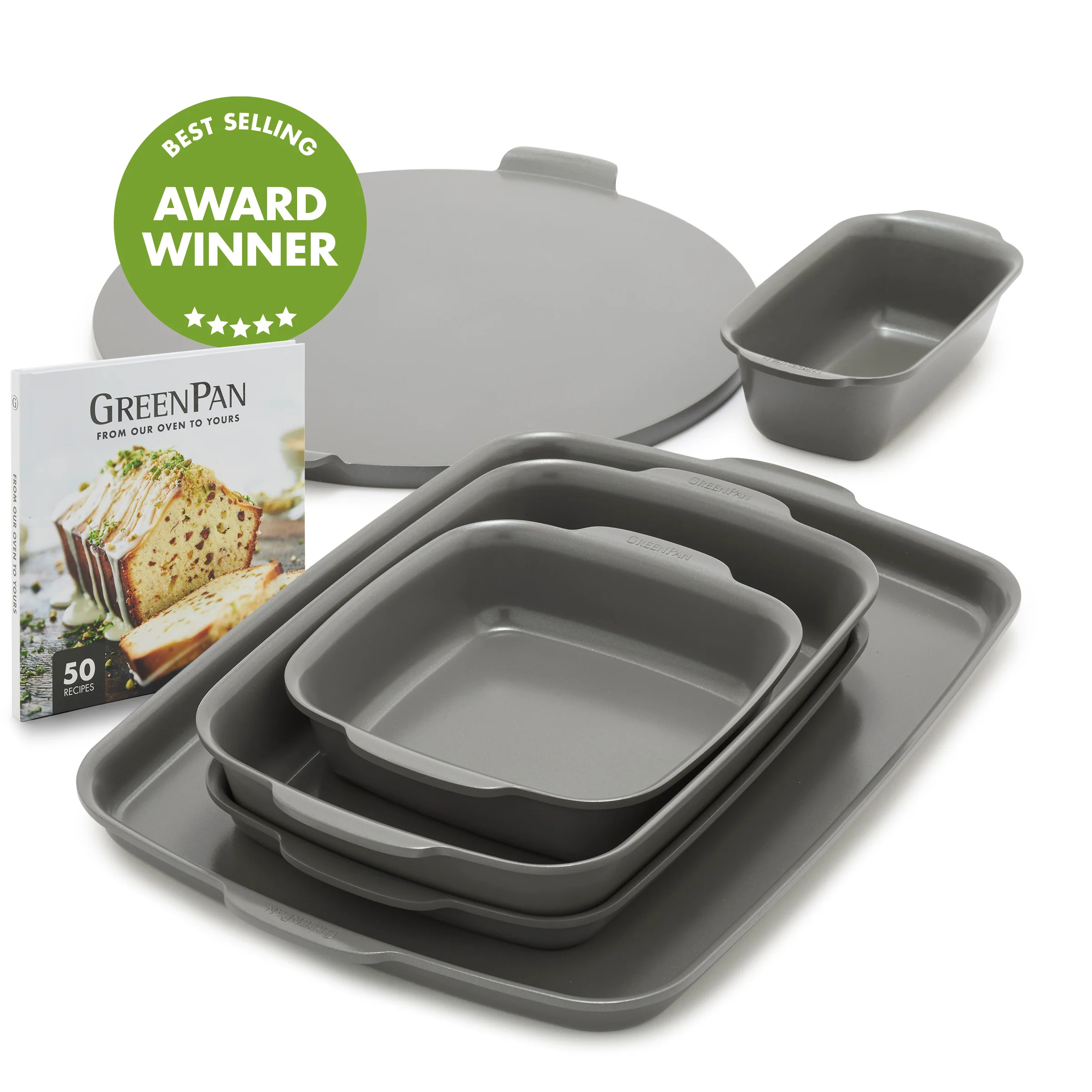 Premiere Ovenware Ceramic Nonstick 6-Piece Set