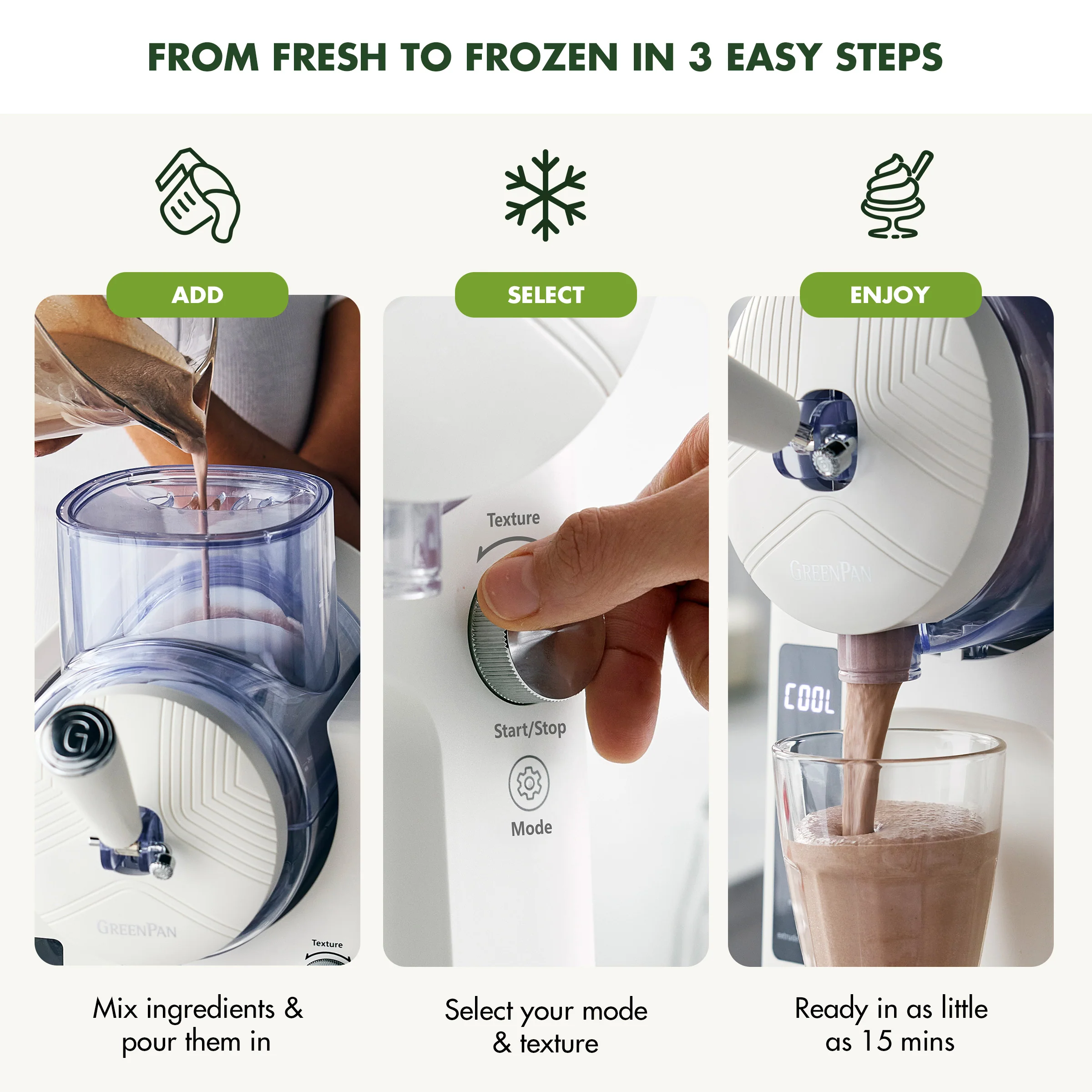 Frost 15-in-1 Ice Cream & Frozen Drink Maker | Cream