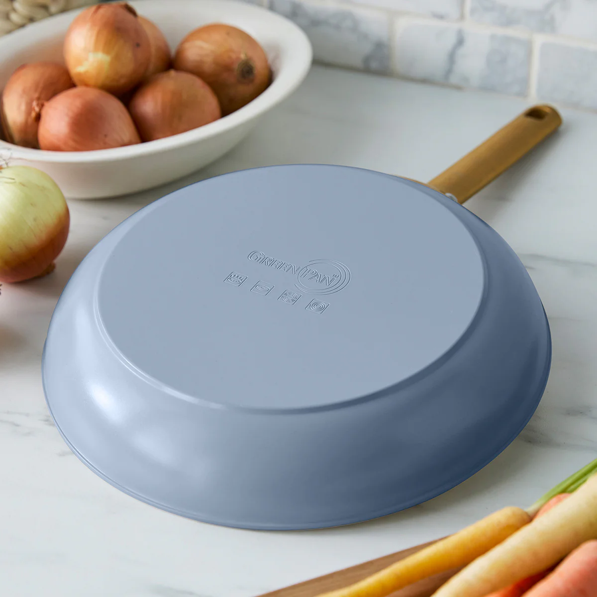 Reserve Pro Ceramic Nonstick 8, 10 and 12 Frypan Set | Ocean