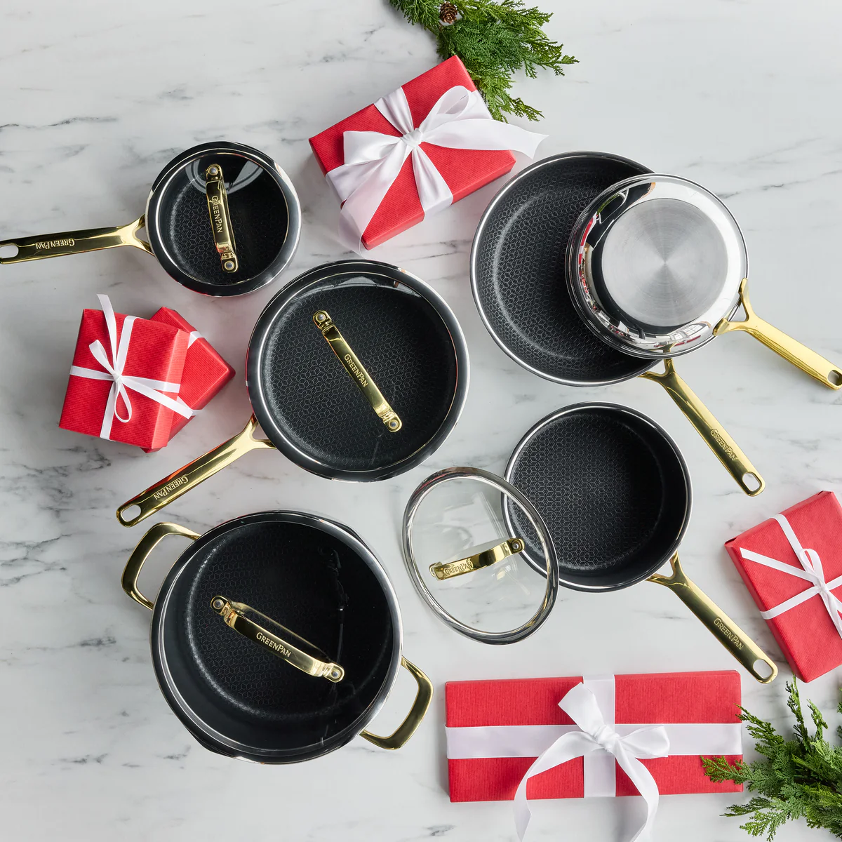 Spectra Gold Thermobond Hybrid Ceramic Nonstick 12-Piece Cookware Set