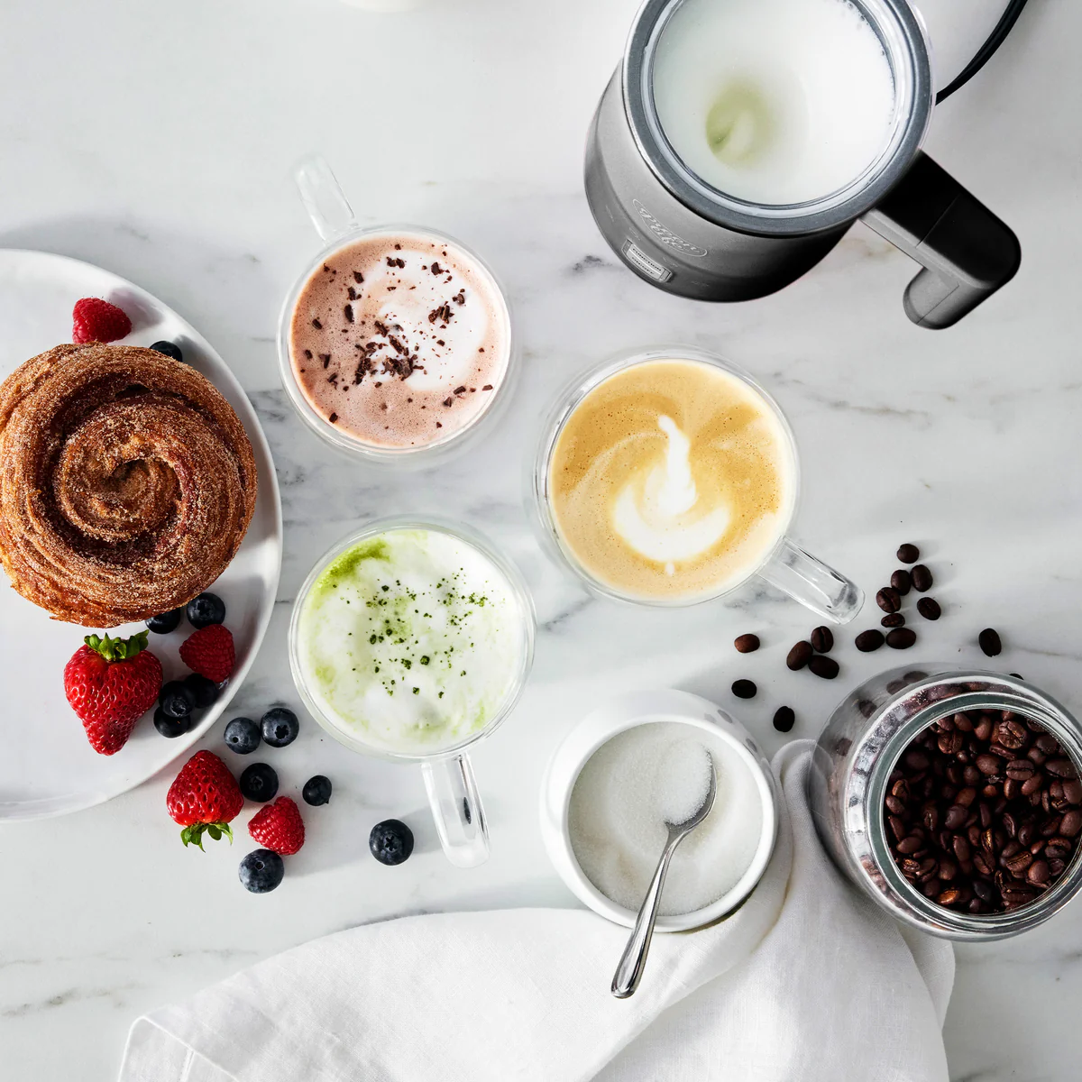 GreenLife Instant Milk Frother | Black