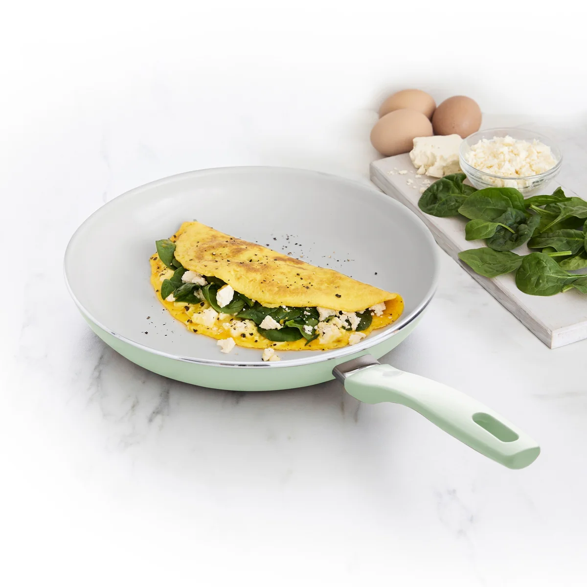 Dover Ceramic Nonstick 10 Frypan | Pastel Green