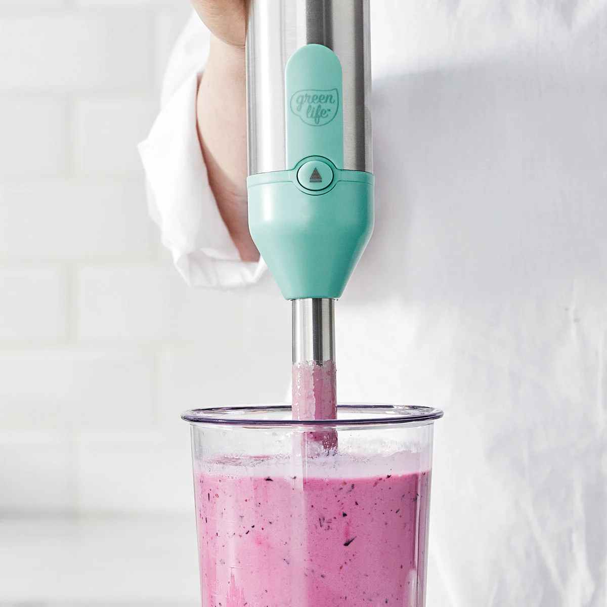 GreenLife Variable Speed Hand Blender | Turquoise