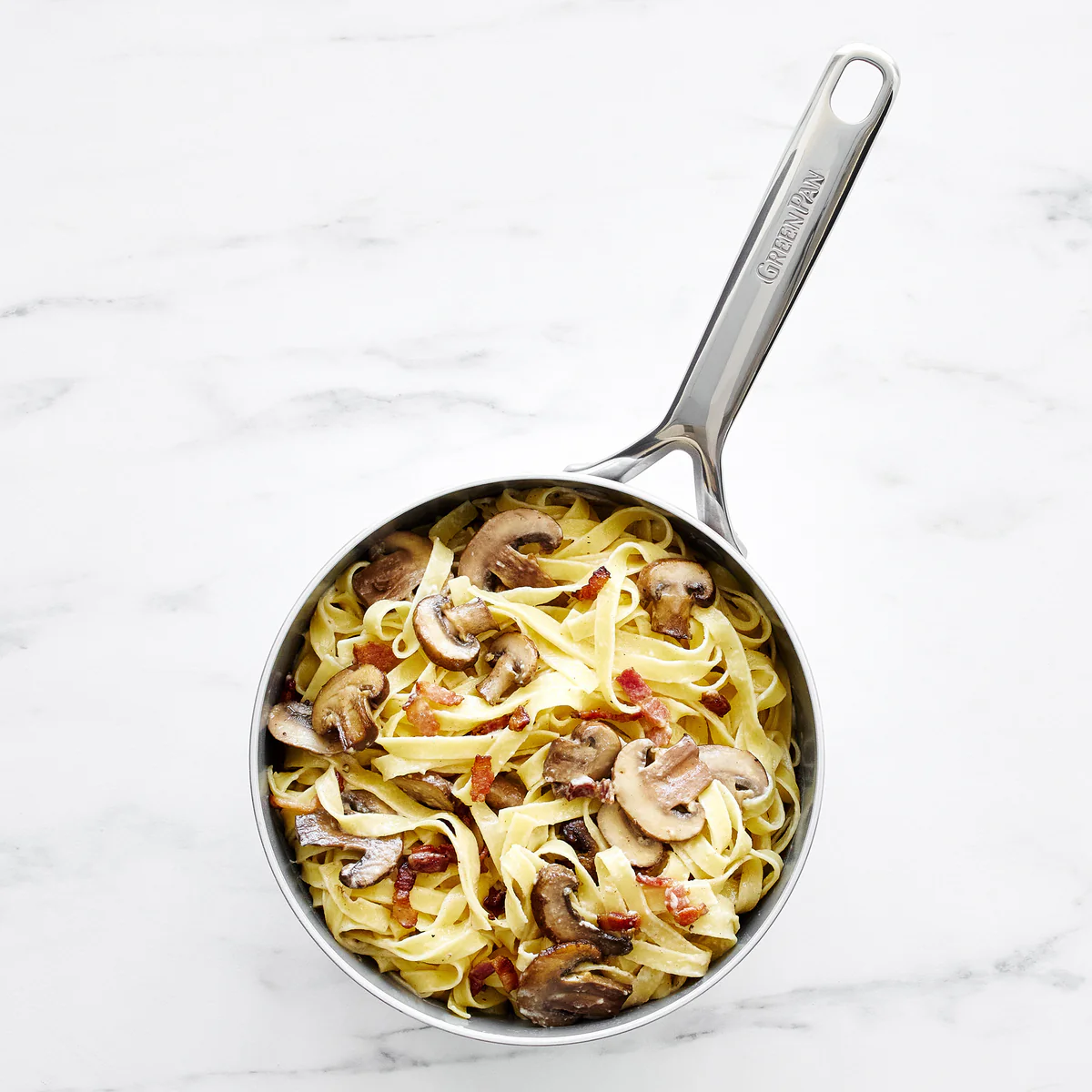 GP5 Stainless Steel 3.26-Quart Saucepan with Lid | Mirror Handles