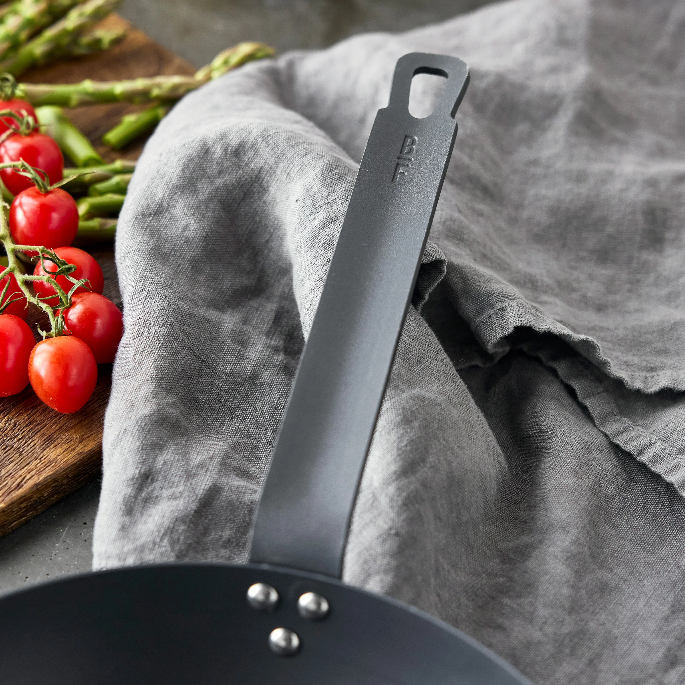 Bobby Flay by GreenPan 5-Piece Carbon Steel Set with Bobby at Home Cookbook