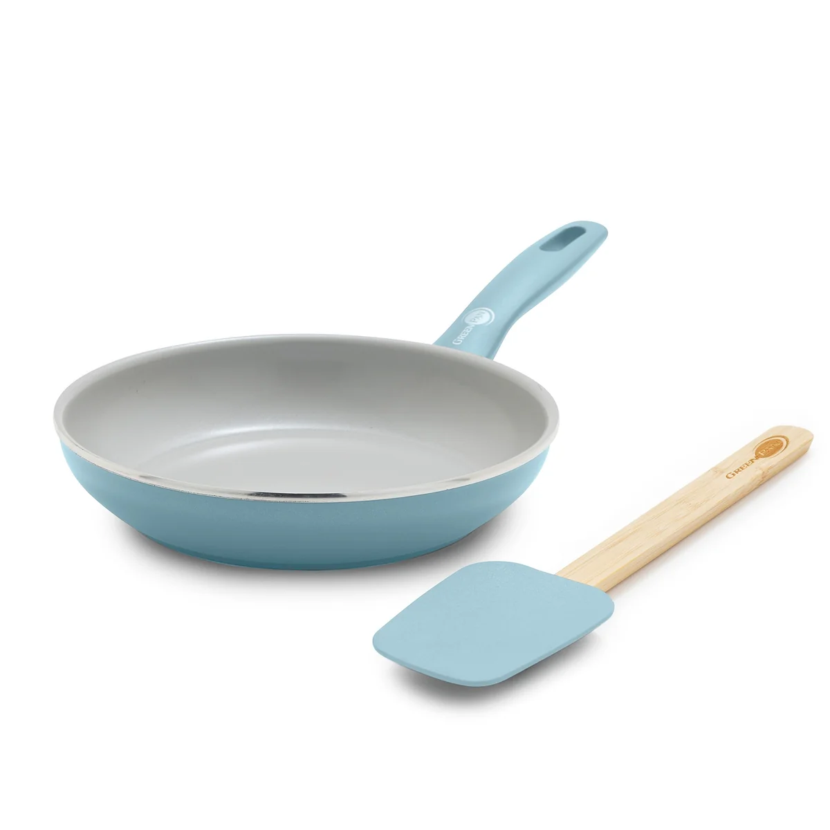 Dover Ceramic Nonstick 8 Frypan with Spatula | Blue Haze
