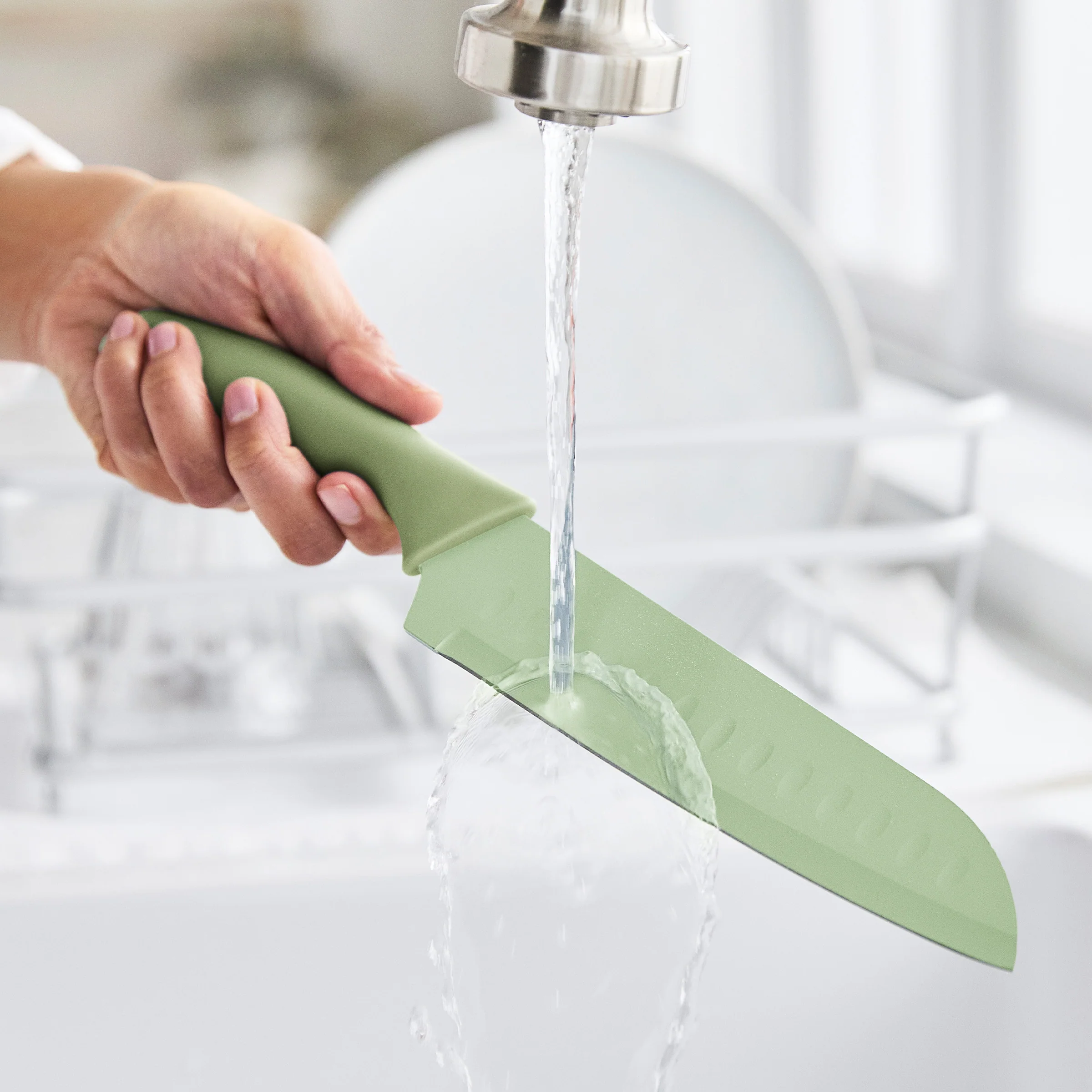 GreenLife 6-Piece Cutlery Set | Sage Green