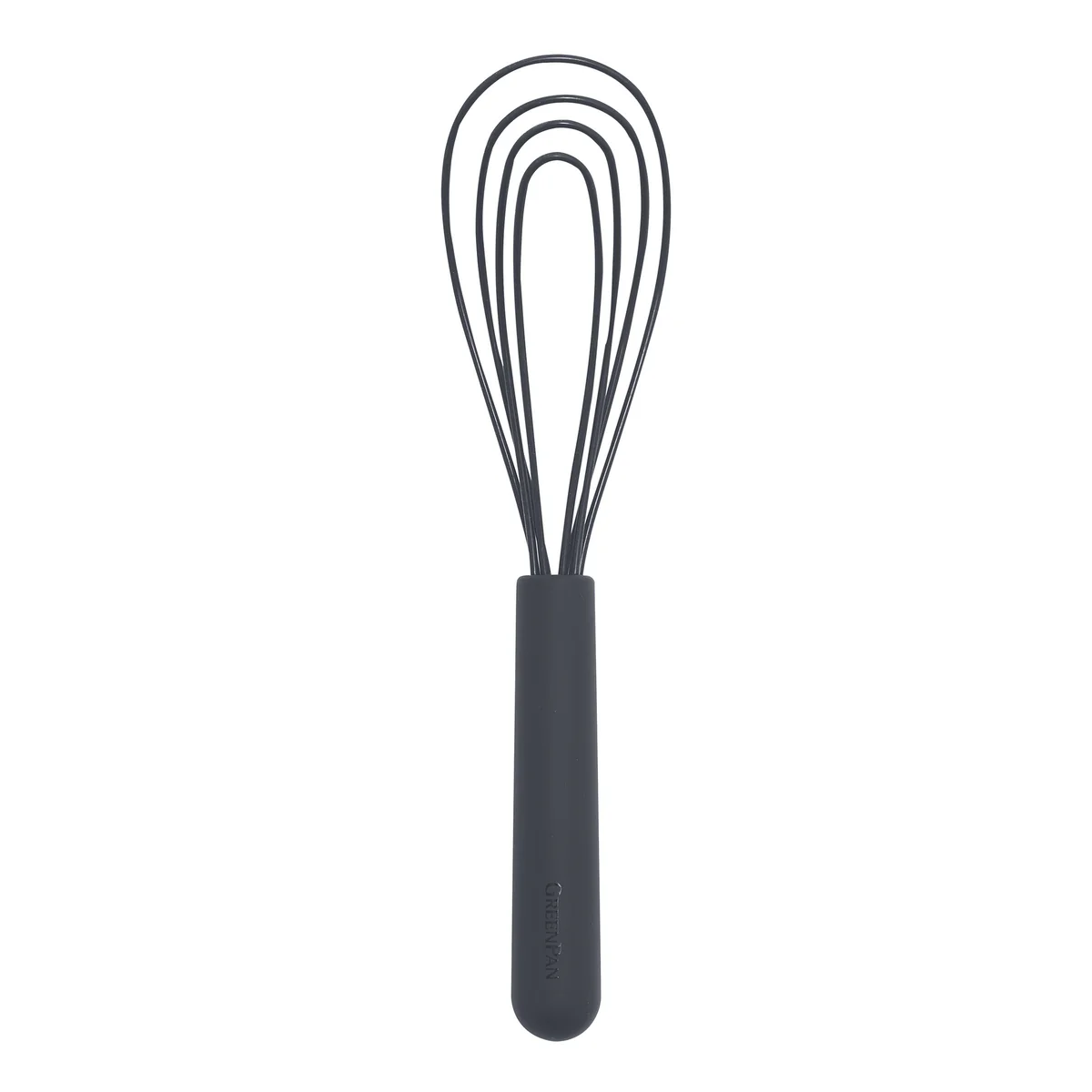 Platinum Silicone Flat Whisk | Gray