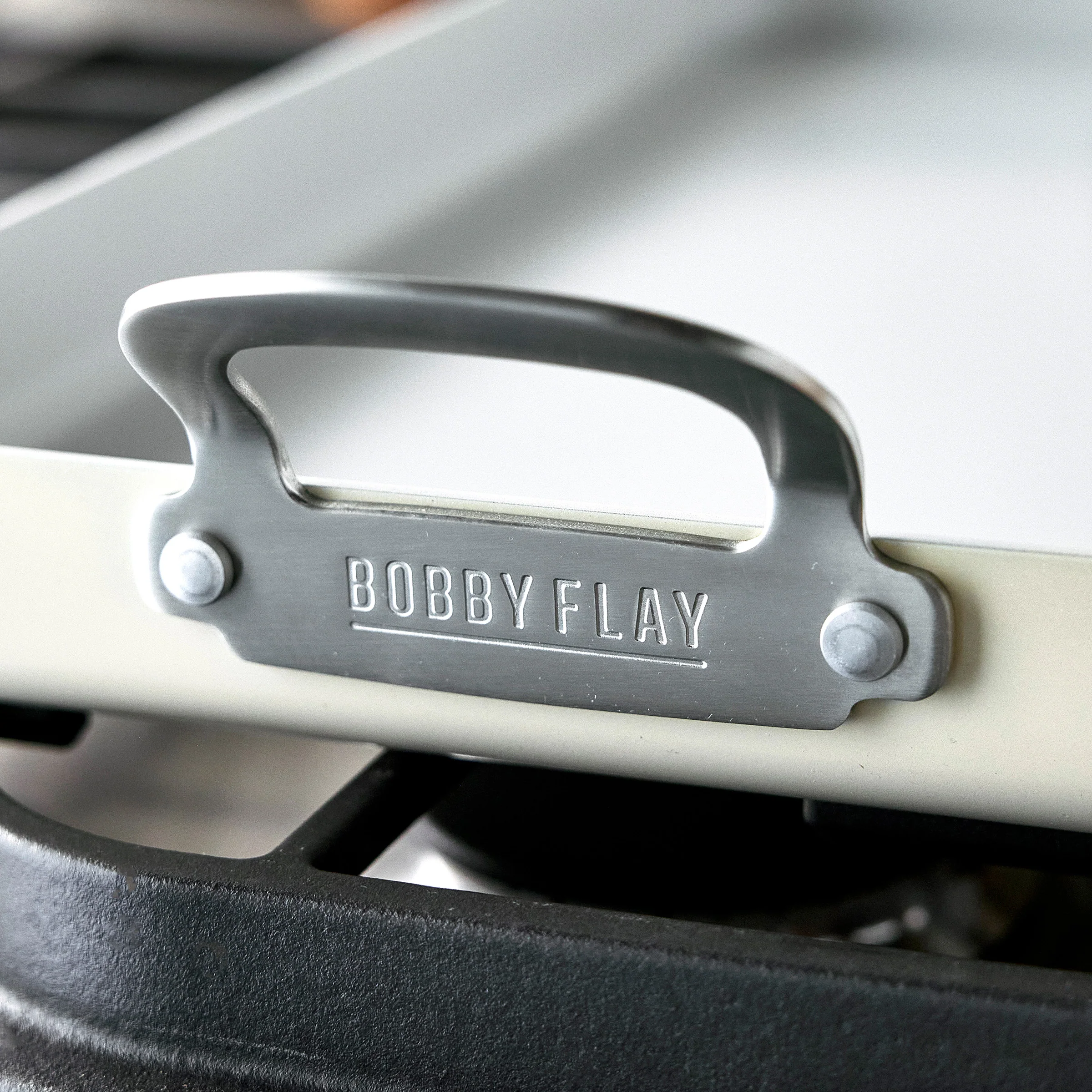 Bobby Flay by GreenPan Professional Ceramic Nonstick 18 x 11 Double Burner Griddle | Cream