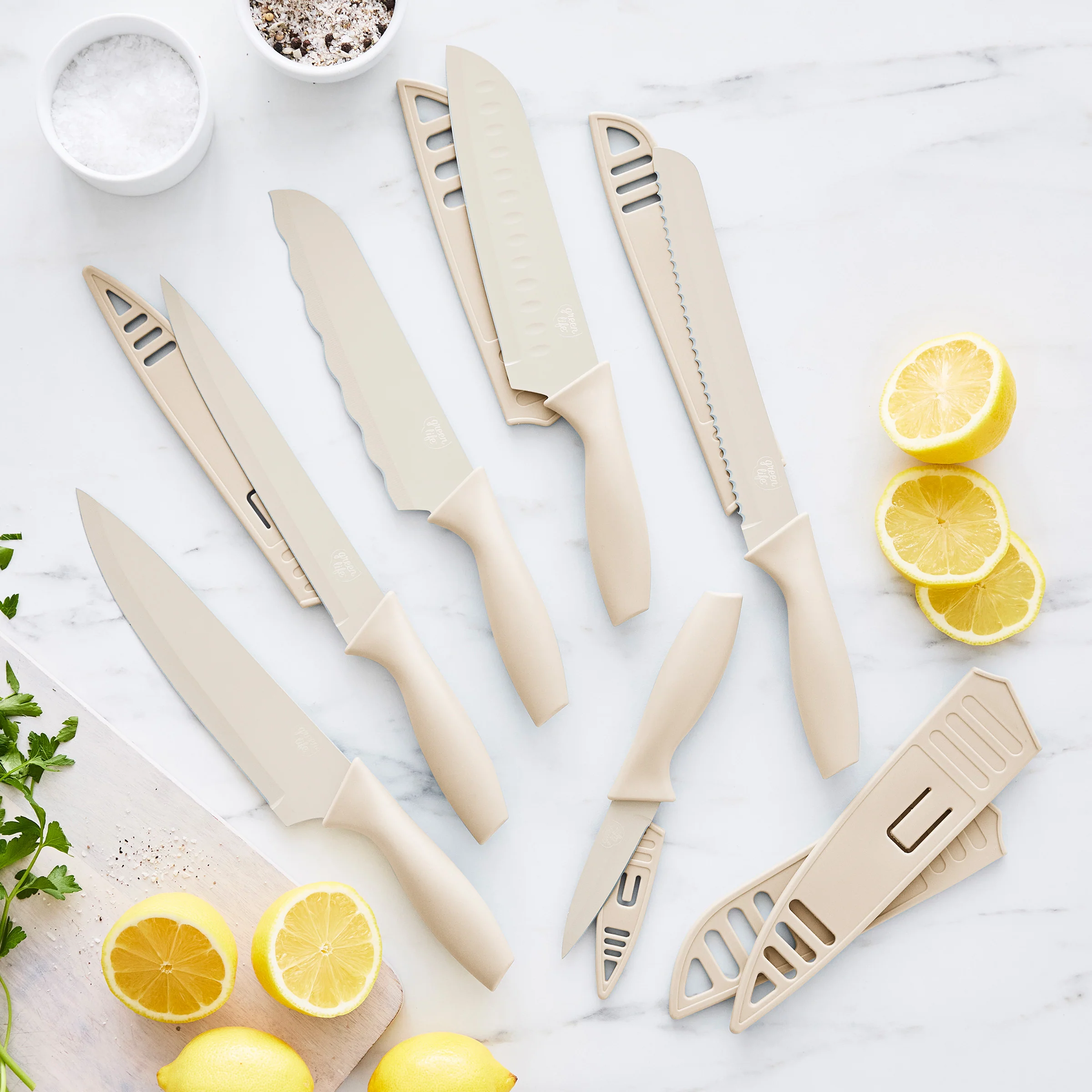 GreenLife 6-Piece Cutlery Set | Taupe