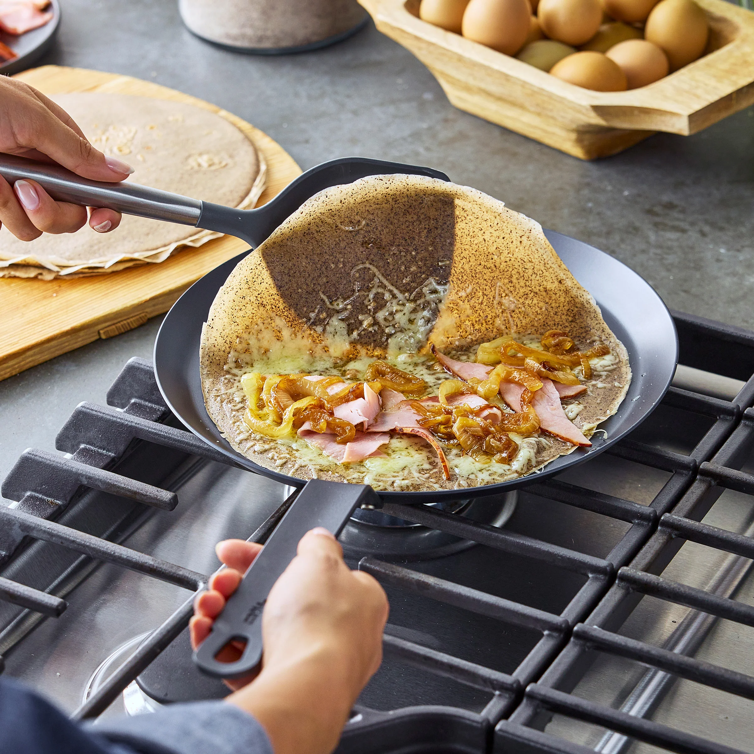 Bobby Flay by GreenPan 11 Carbon Steel Crepe Pan