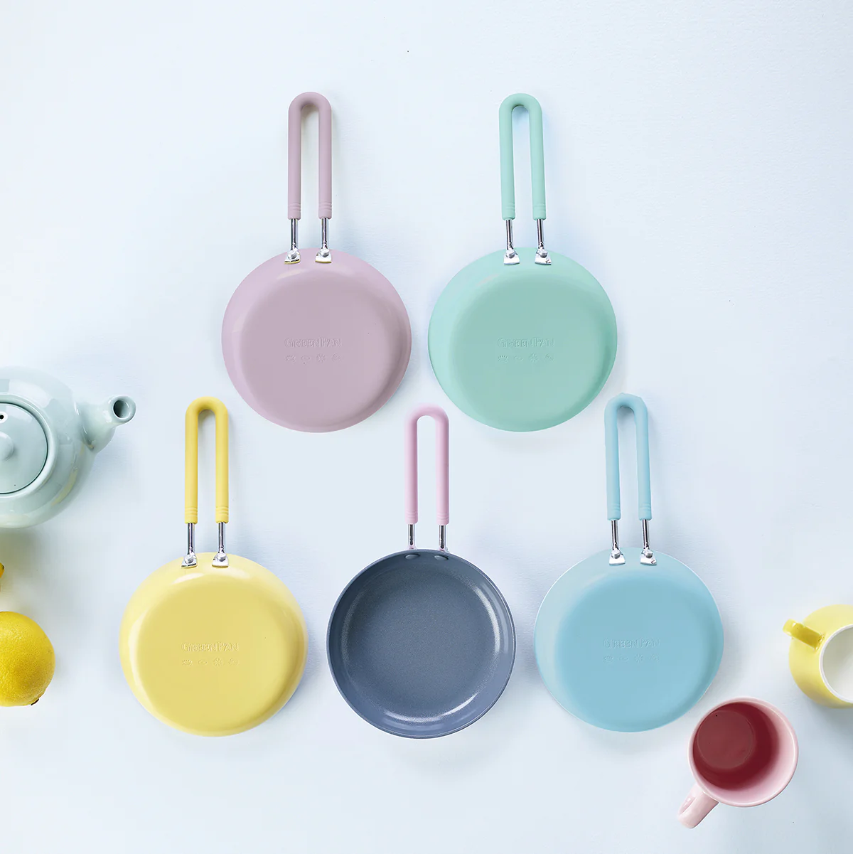 Mini Ceramic Nonstick 5 Frypan | Mint Green