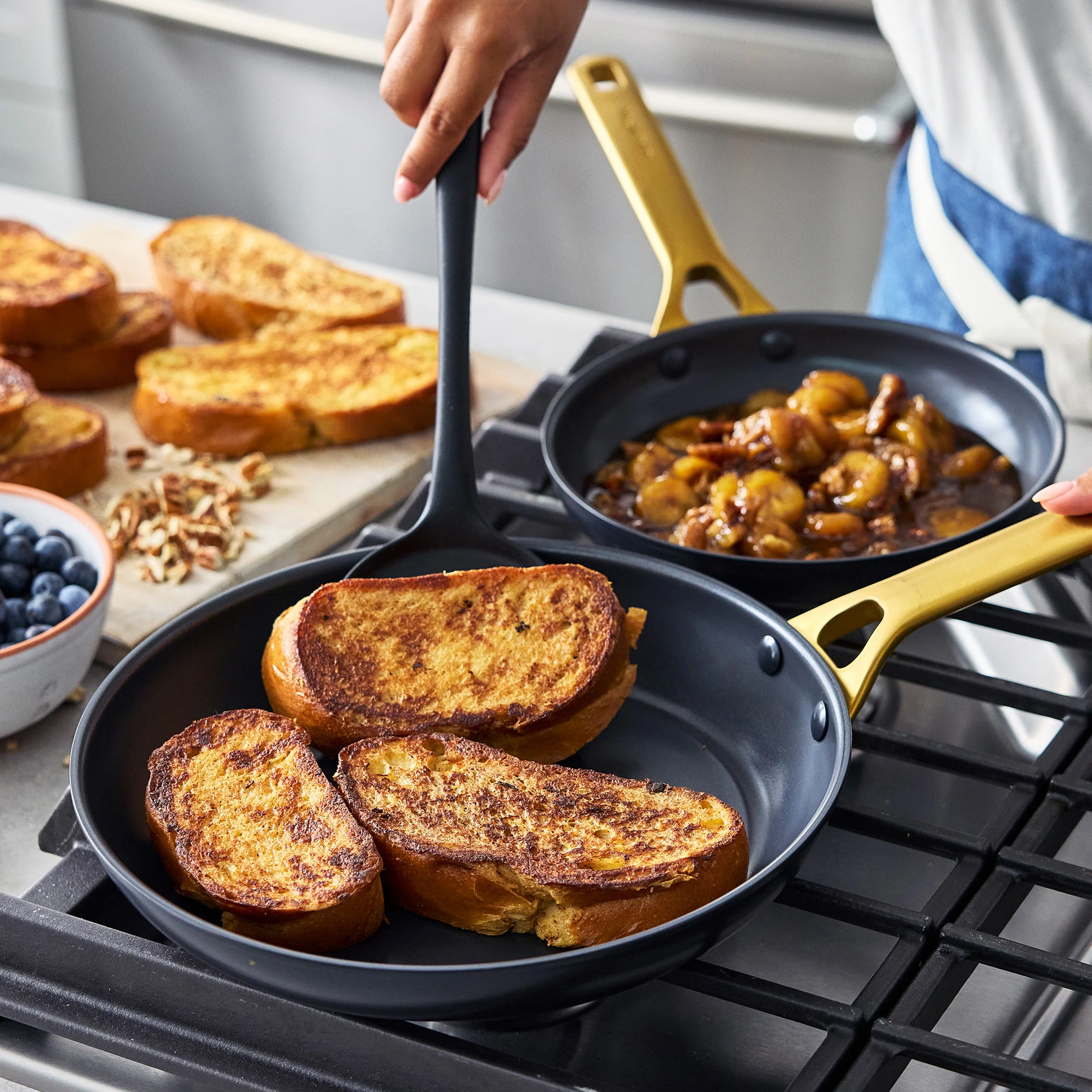 Reserve Pro Ceramic Nonstick 10-Piece Cookware Set | Black