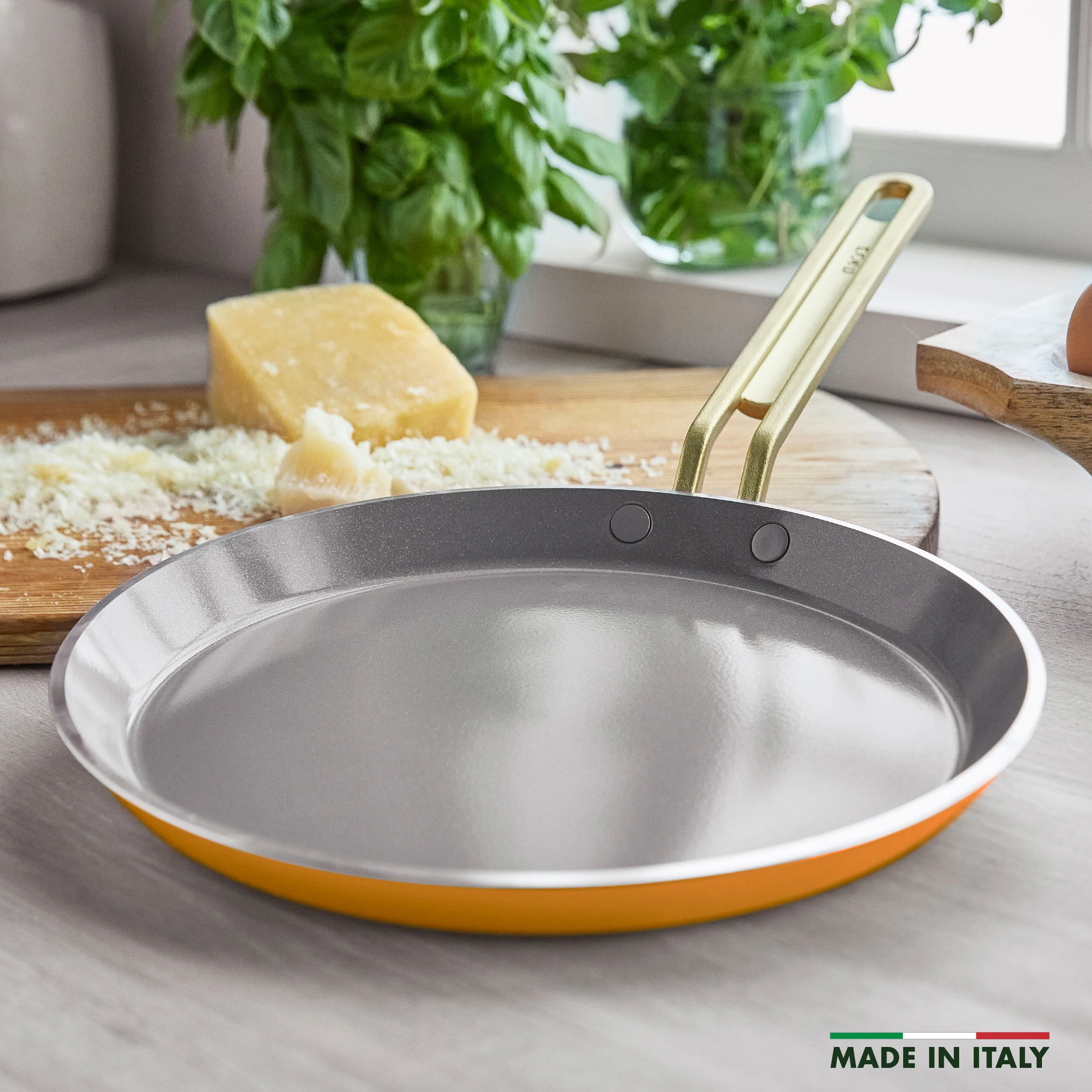 Stanley Tucci™ Ceramic Nonstick 10 Crepe and Omelette Pan | Roma Gold