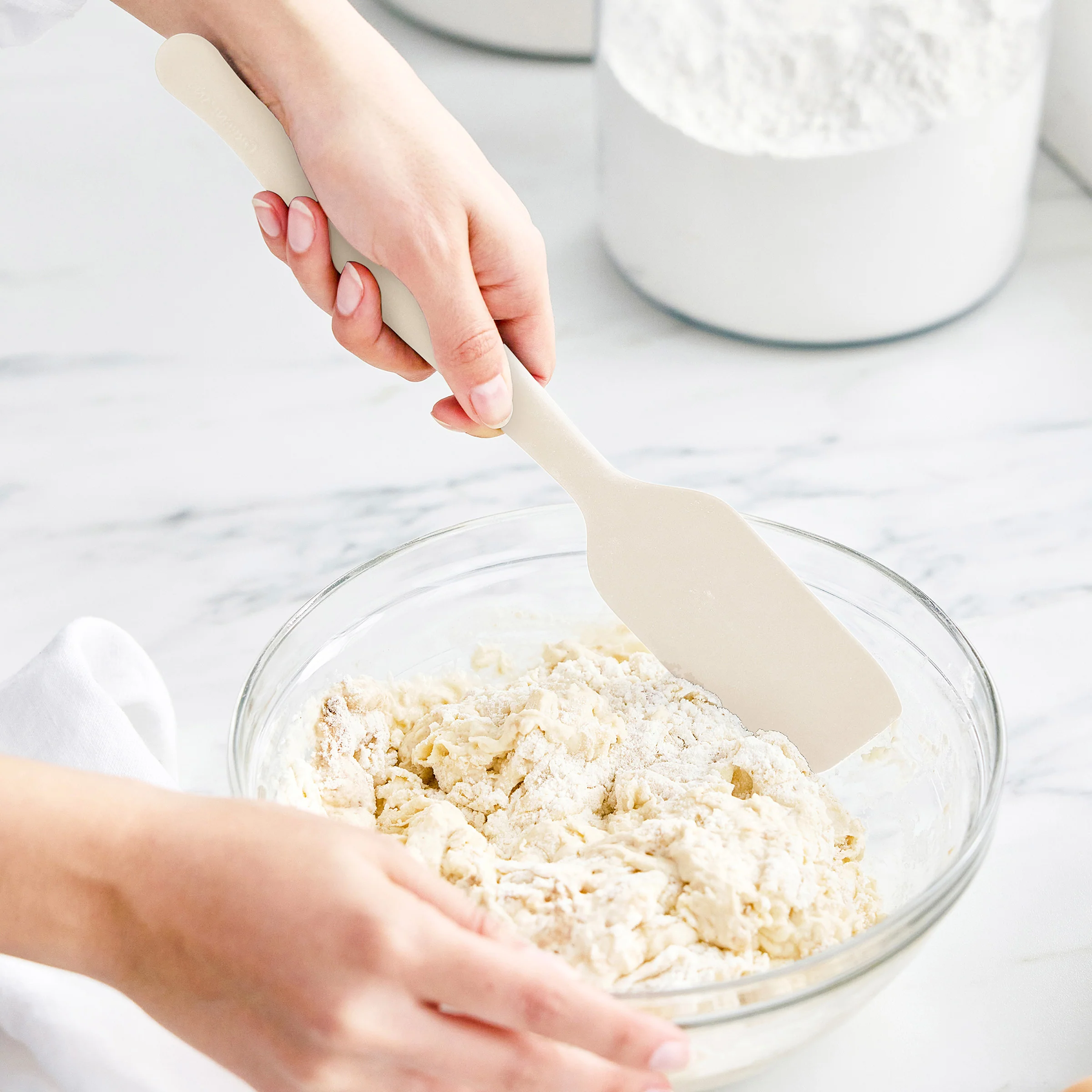 Premiere Silicone 6-Piece Utensil Set | Bisque