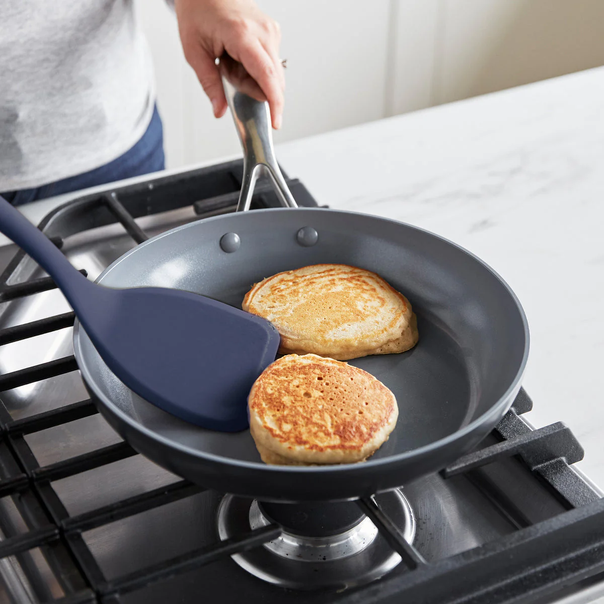 Platinum Silicone Solid Turner | Navy