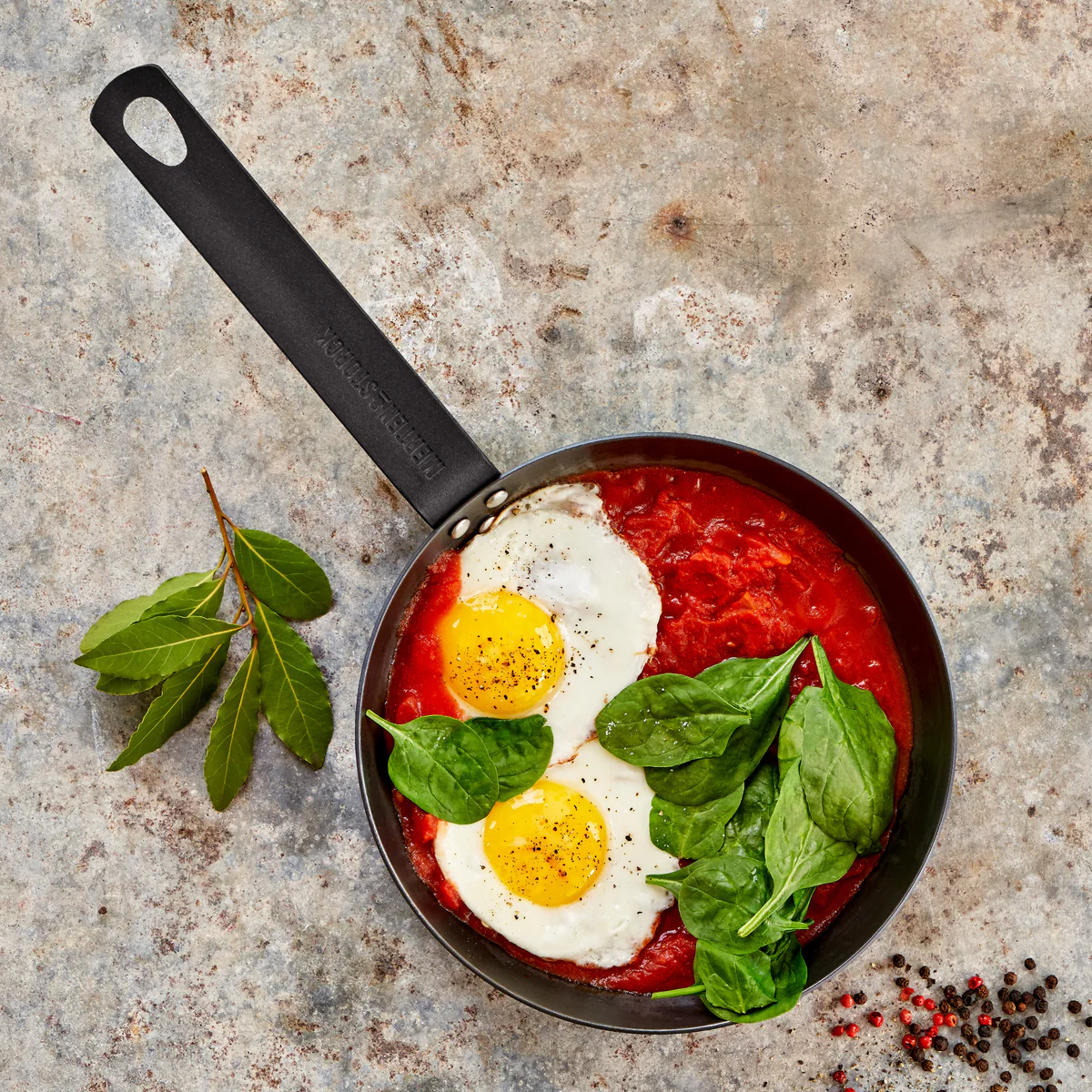 Merten & Storck Carbon Steel 8, 10 and 12 Frypan Set