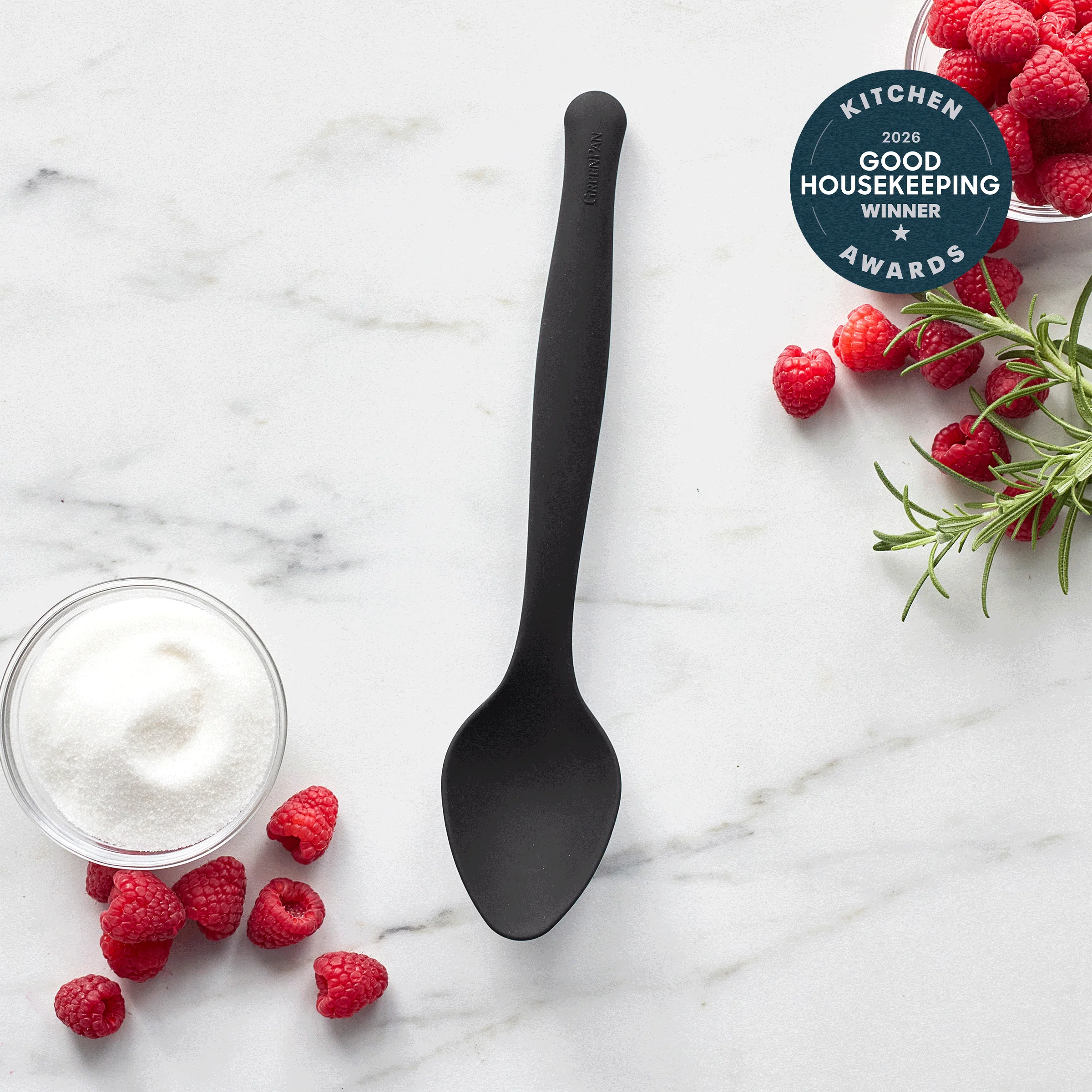 Premiere Silicone Tasting Spoon | Black